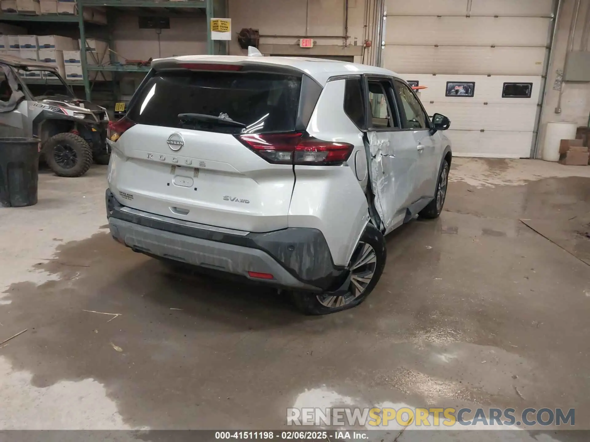 4 fotografías del automóvil dañado 5N1BT3BB2NC722538 NISSAN ROGUE 2022
