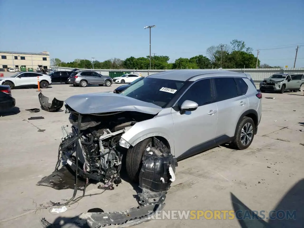 1 fotografías del automóvil dañado 5N1BT3BB3NC684155 NISSAN ROGUE 2022