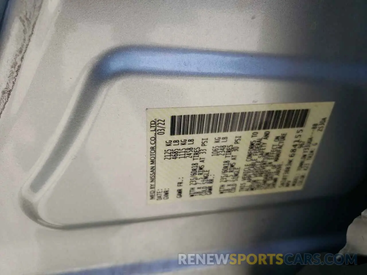 14 fotografías del automóvil dañado 5N1BT3BB3NC684155 NISSAN ROGUE 2022