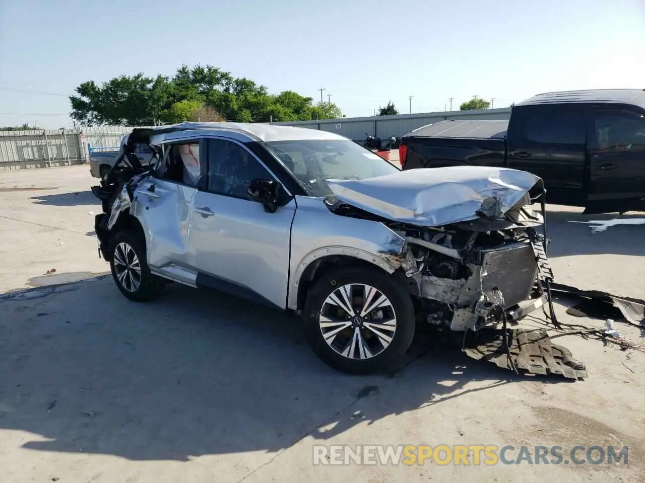 4 fotografías del automóvil dañado 5N1BT3BB3NC684155 NISSAN ROGUE 2022