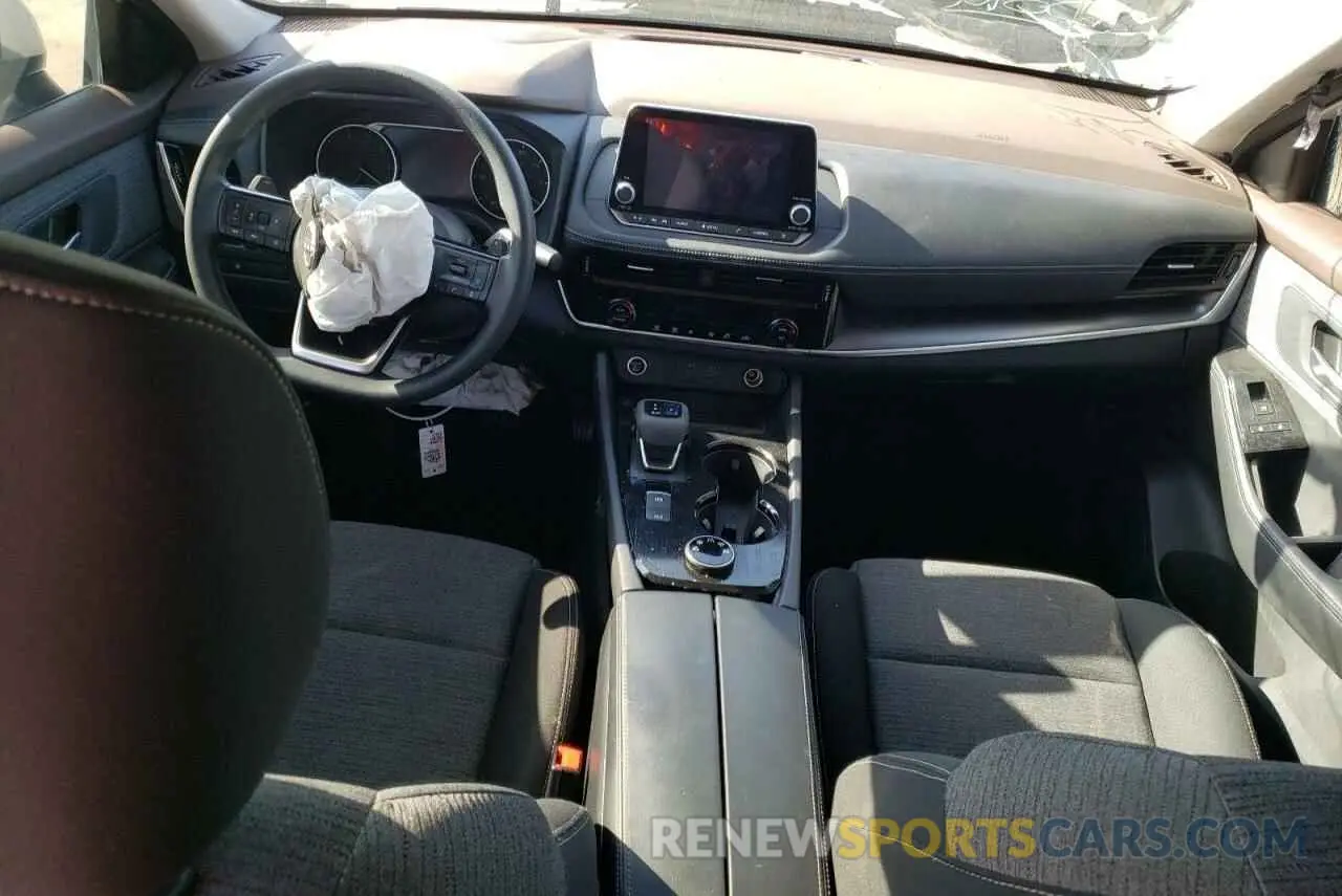 8 fotografías del automóvil dañado 5N1BT3BB3NC684155 NISSAN ROGUE 2022