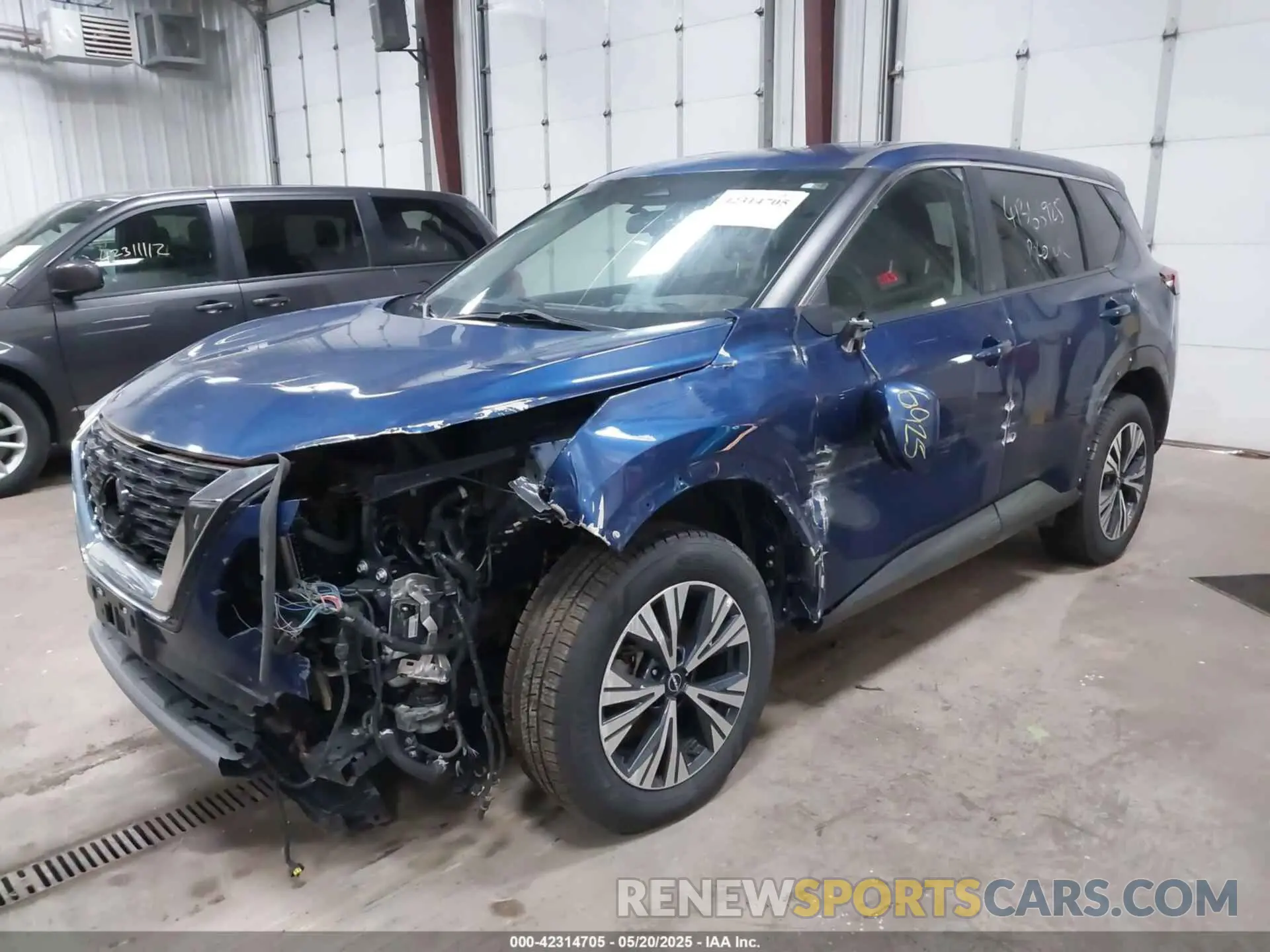2 fotografías del automóvil dañado 5N1BT3BB6NC701725 NISSAN ROGUE 2022