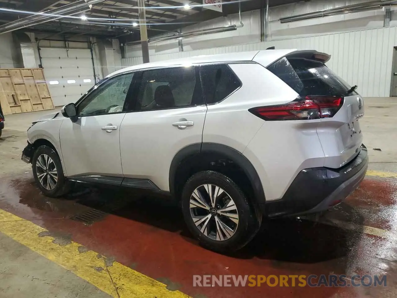 2 fotografías del automóvil dañado 5N1BT3BB6NC720159 NISSAN ROGUE 2022