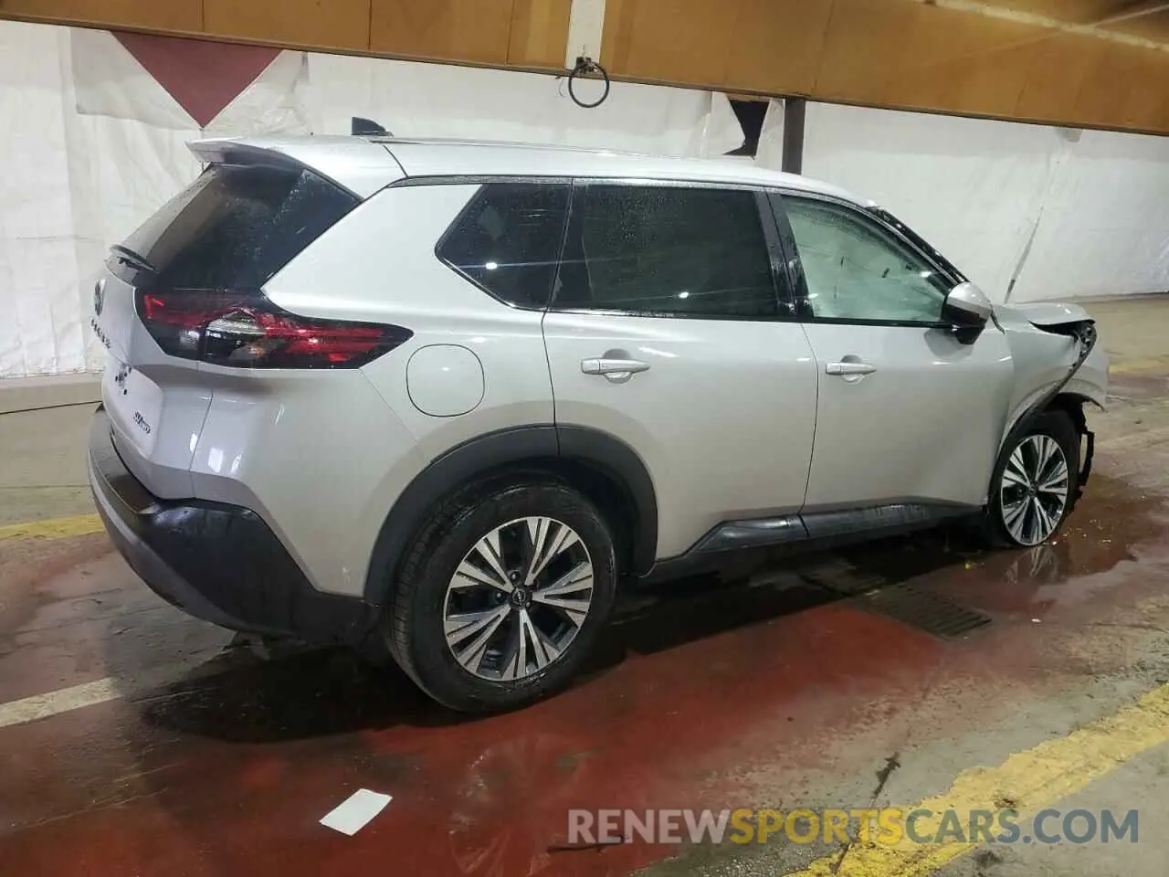 3 fotografías del automóvil dañado 5N1BT3BB6NC720159 NISSAN ROGUE 2022