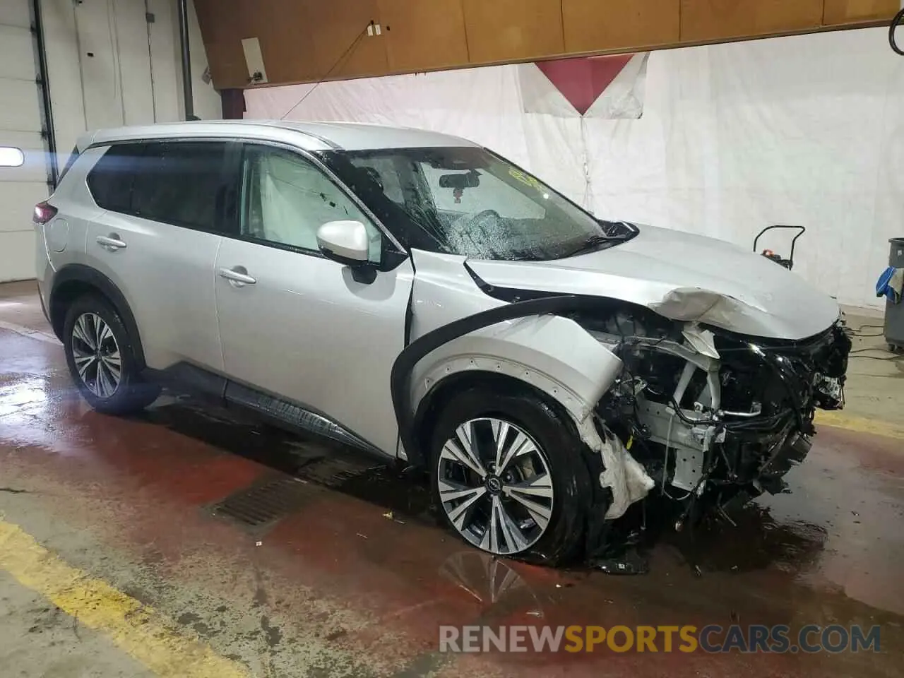 4 fotografías del automóvil dañado 5N1BT3BB6NC720159 NISSAN ROGUE 2022