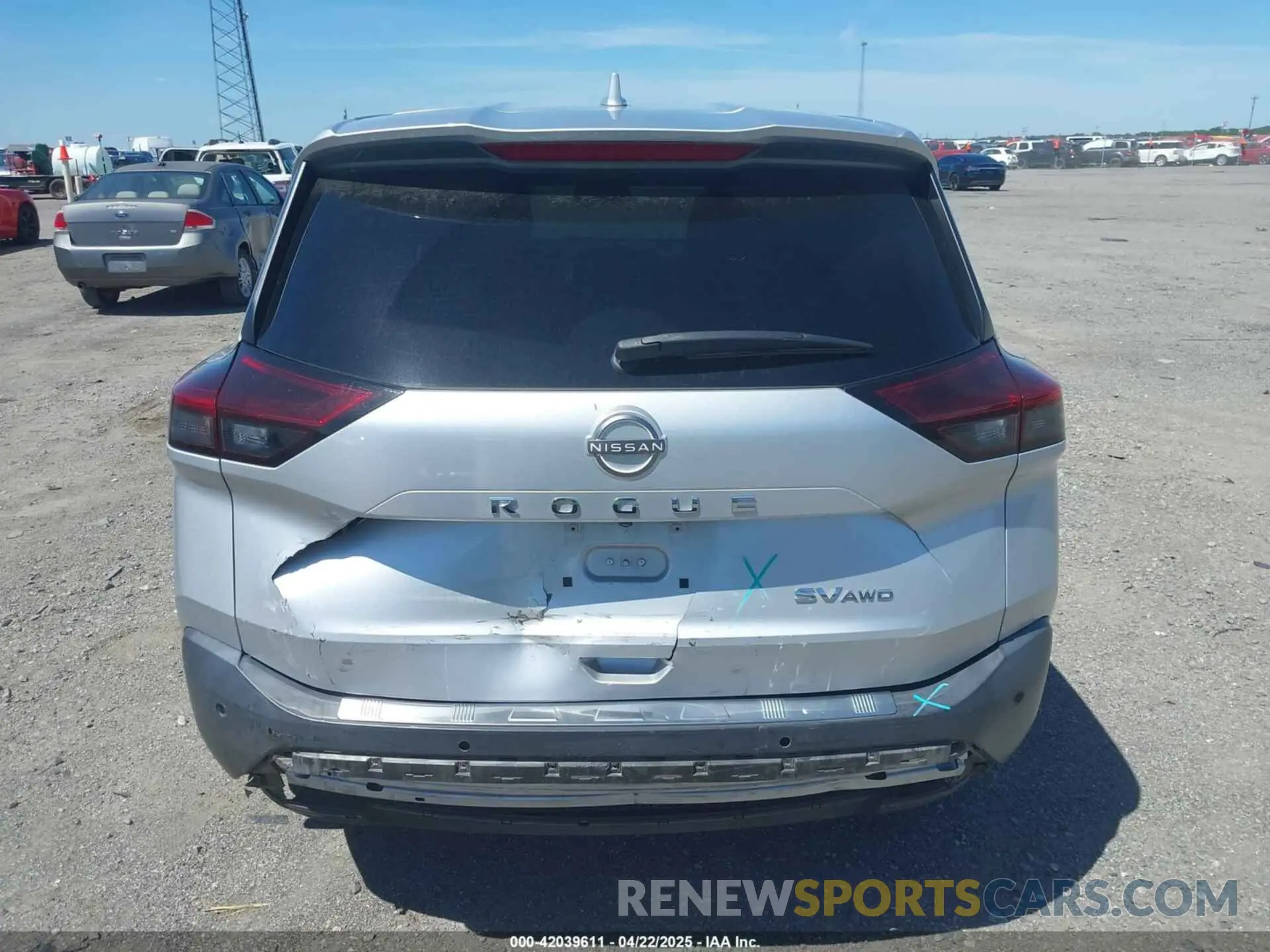 16 fotografías del automóvil dañado 5N1BT3BB8NC674415 NISSAN ROGUE 2022