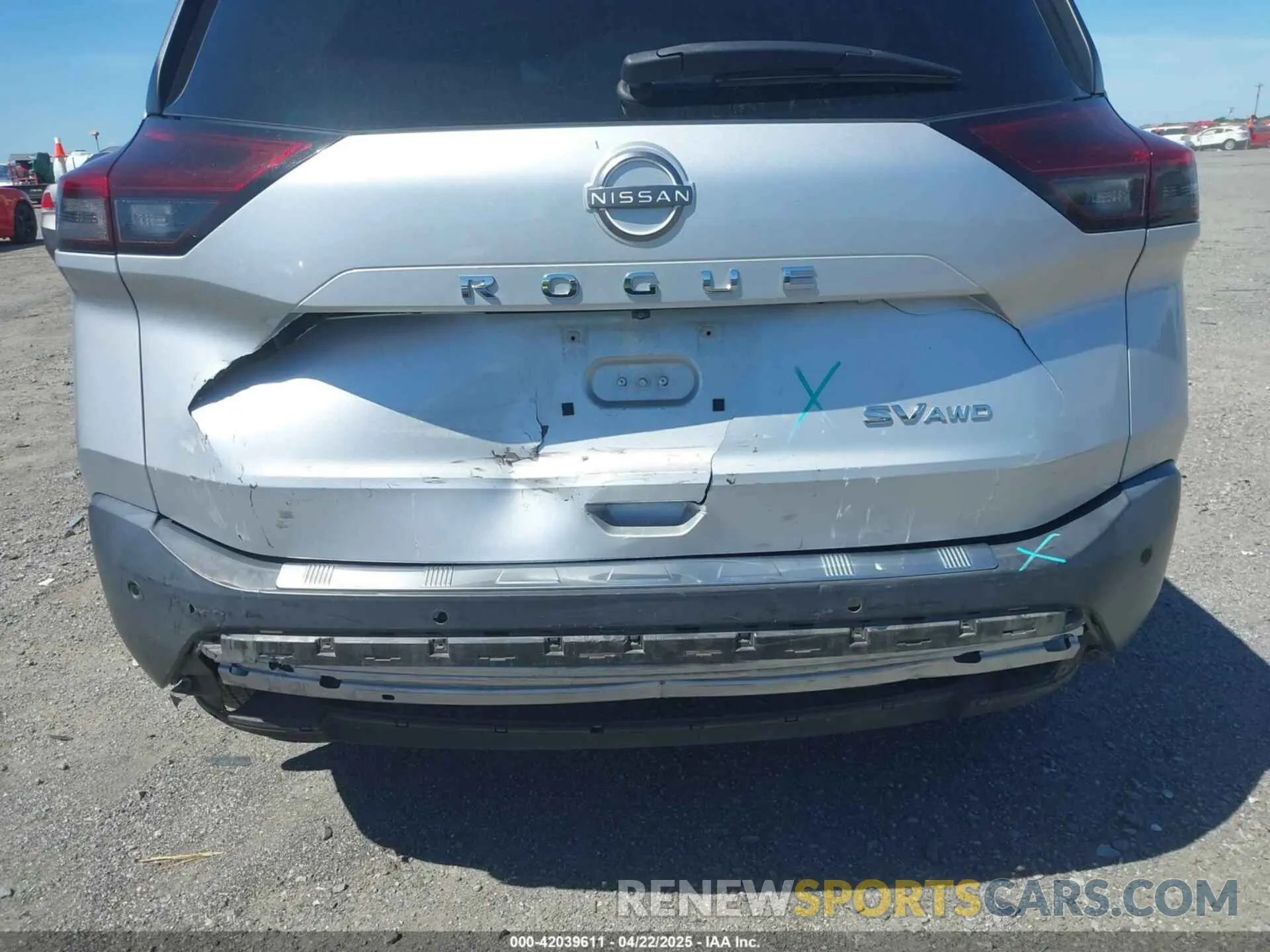 6 fotografías del automóvil dañado 5N1BT3BB8NC674415 NISSAN ROGUE 2022