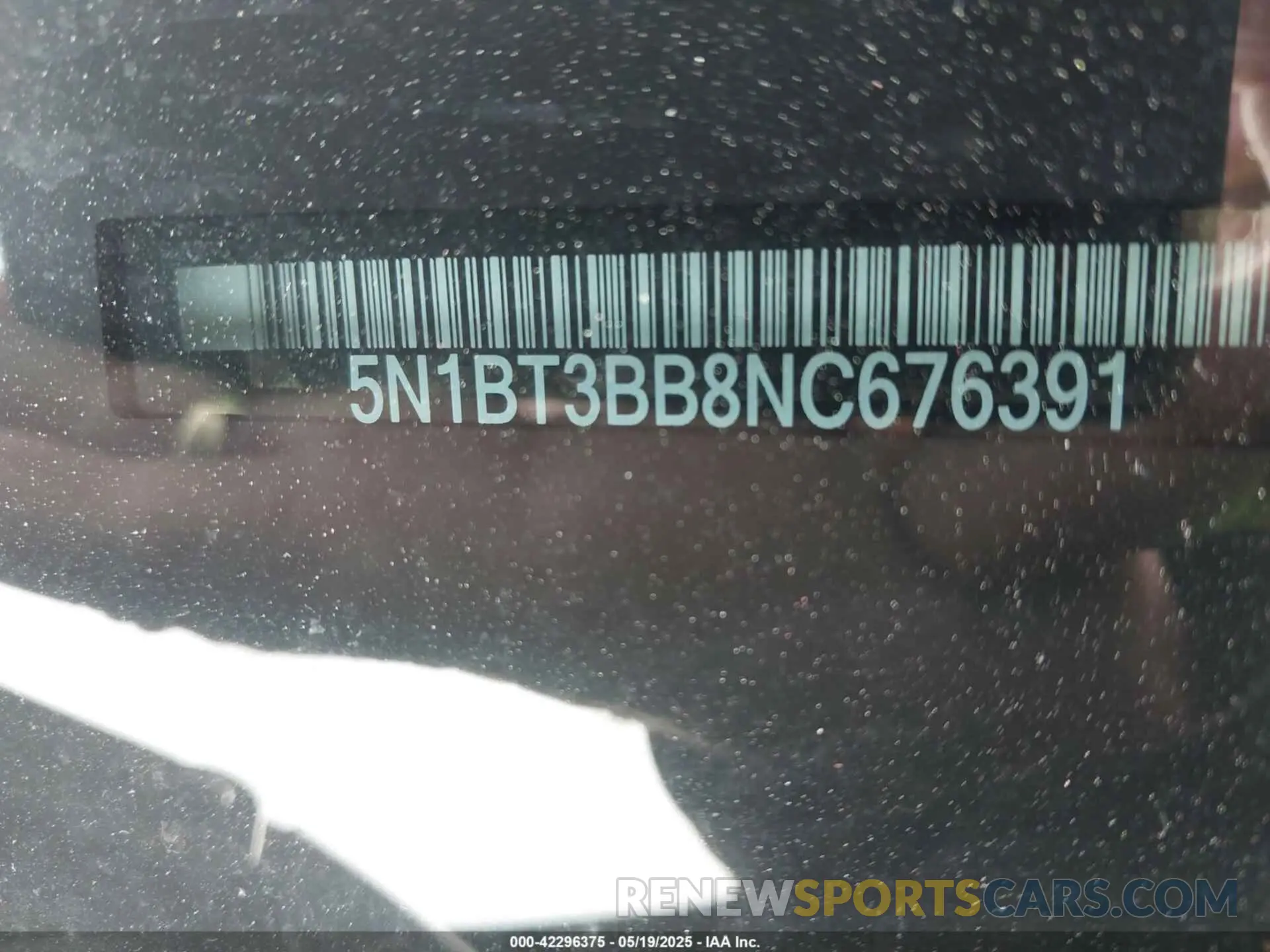 9 fotografías del automóvil dañado 5N1BT3BB8NC676391 NISSAN ROGUE 2022