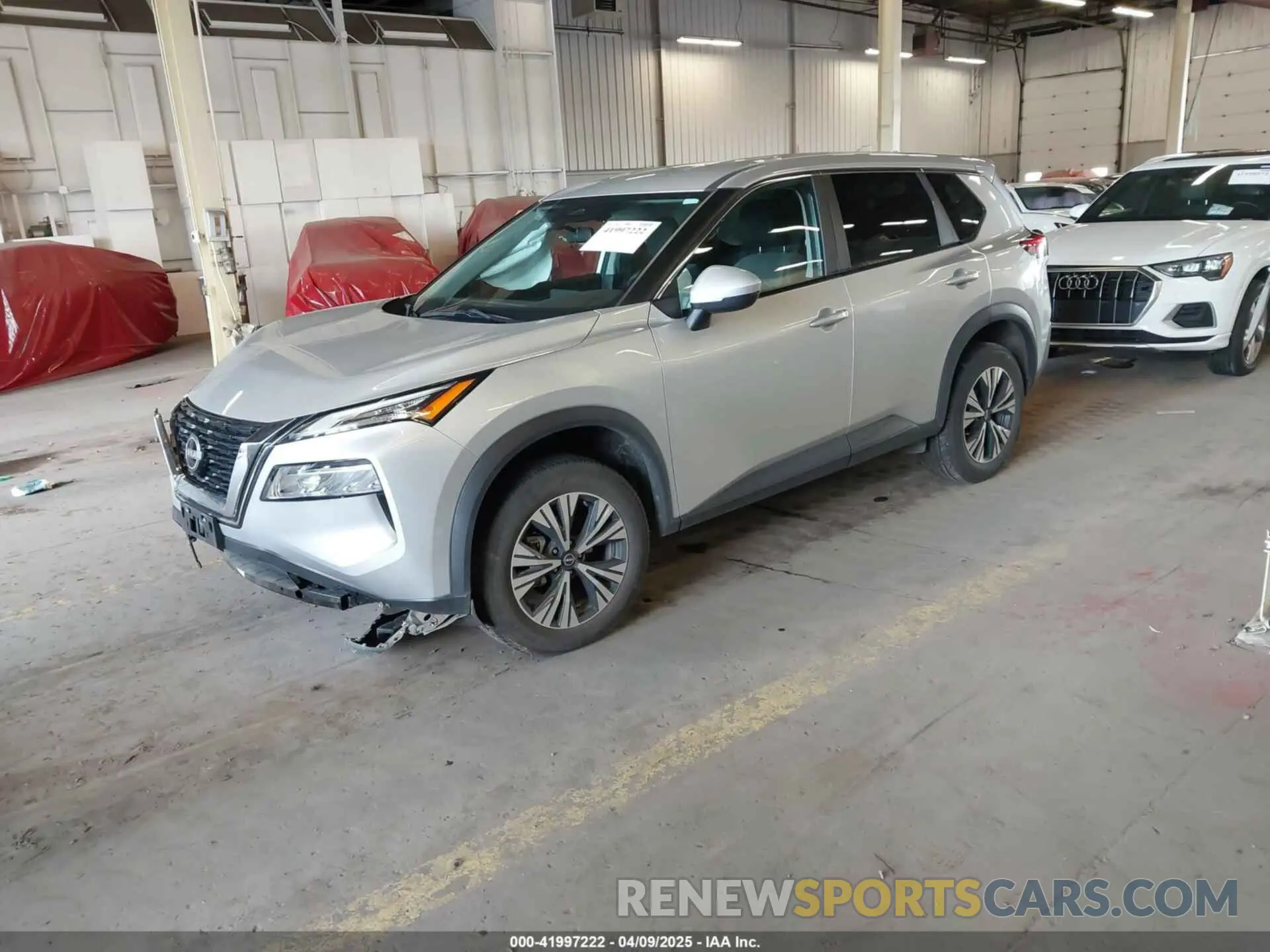 2 fotografías del automóvil dañado 5N1BT3BB8NC689562 NISSAN ROGUE 2022