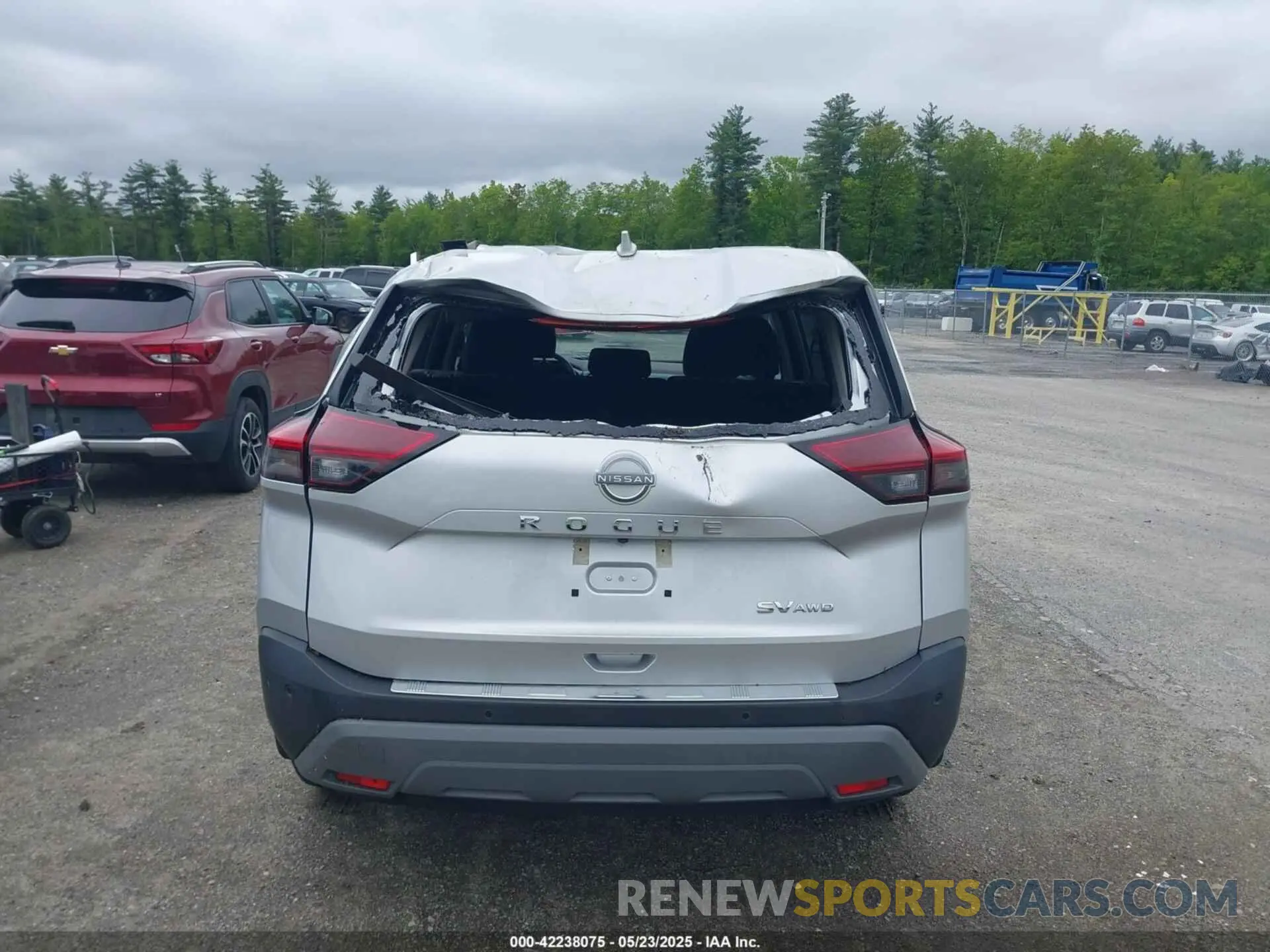 6 fotografías del automóvil dañado 5N1BT3BB8NC714959 NISSAN ROGUE 2022
