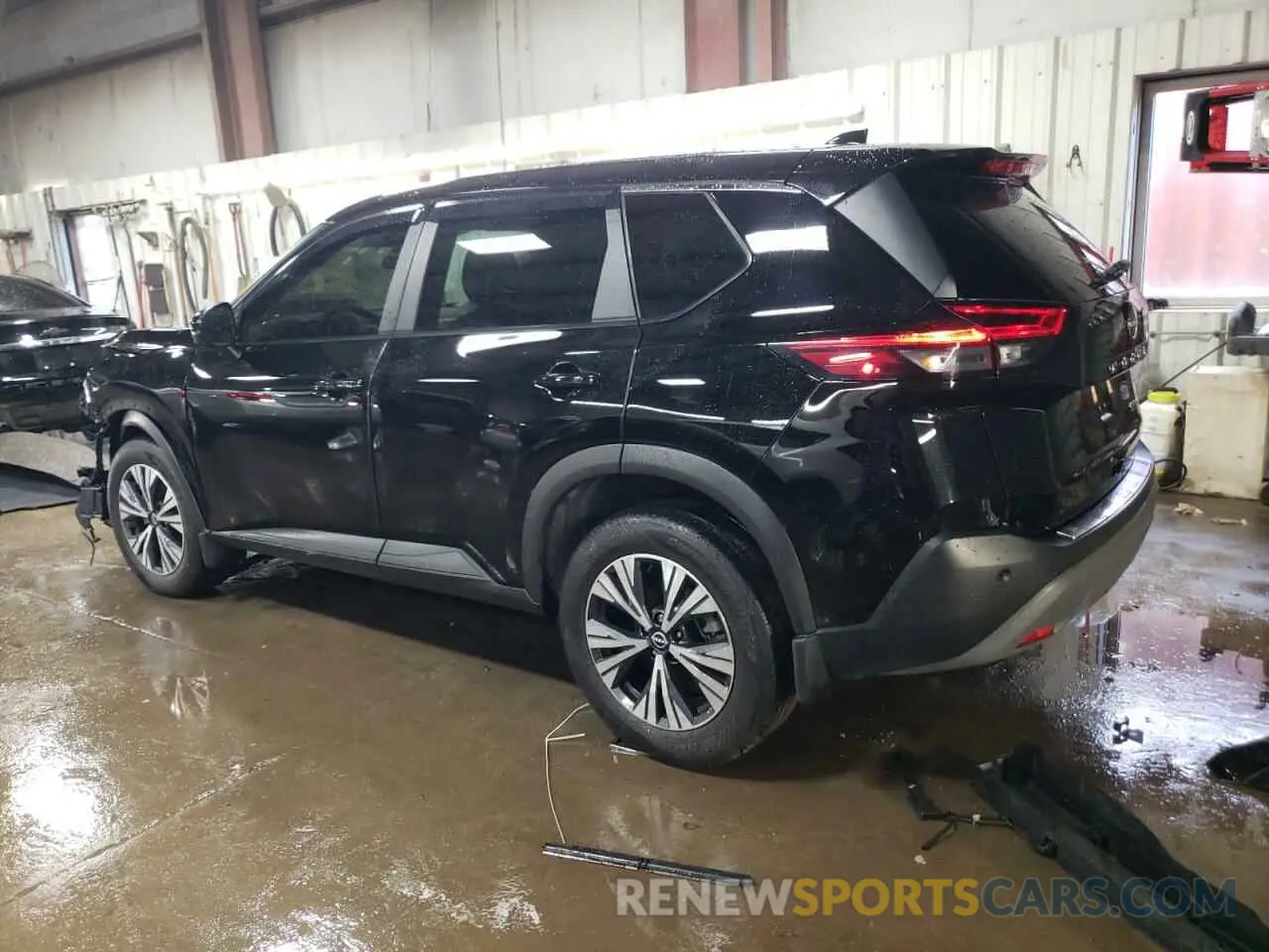 2 fotografías del automóvil dañado 5N1BT3BB8NC717277 NISSAN ROGUE 2022