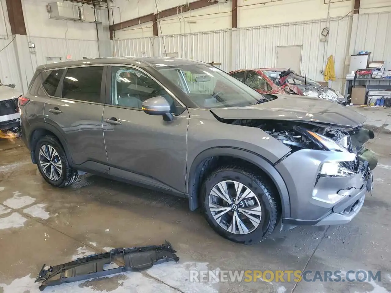4 fotografías del automóvil dañado 5N1BT3BB9NC681552 NISSAN ROGUE 2022
