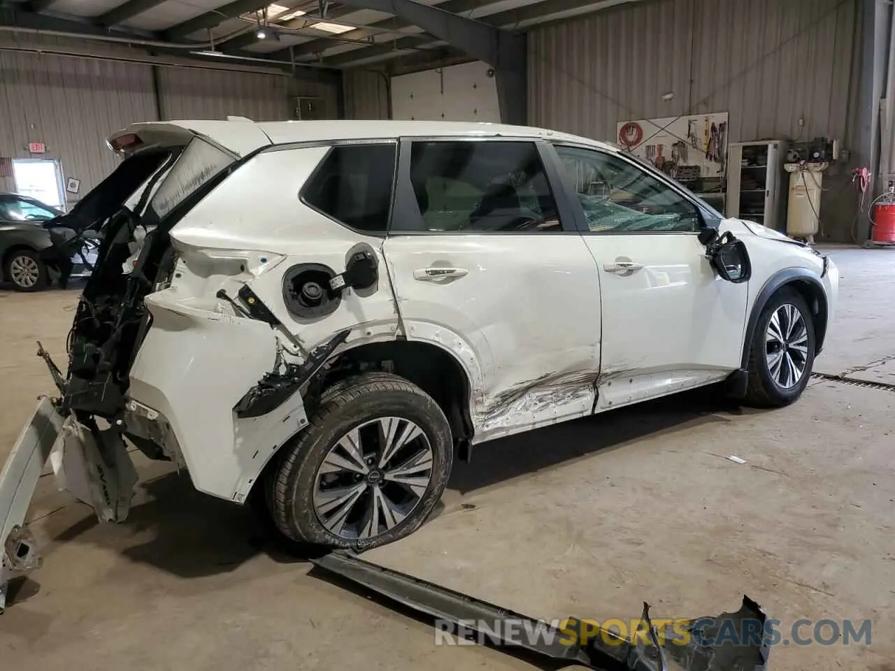 3 fotografías del automóvil dañado 5N1BT3BB9NC727624 NISSAN ROGUE 2022