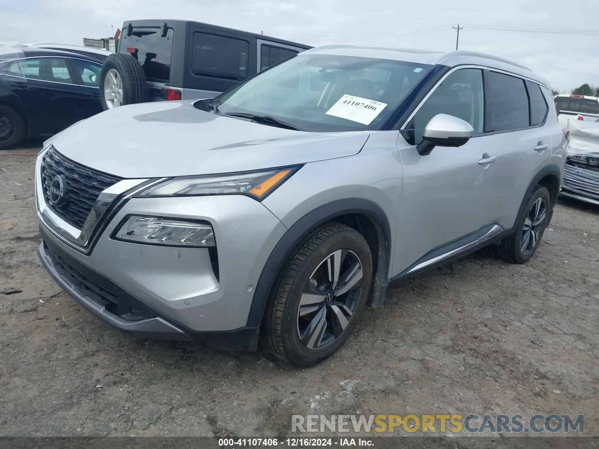 2 fotografías del automóvil dañado 5N1BT3CA2NC710329 NISSAN ROGUE 2022