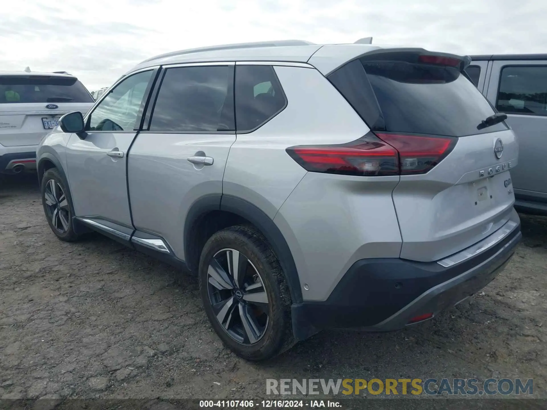 3 fotografías del automóvil dañado 5N1BT3CA2NC710329 NISSAN ROGUE 2022