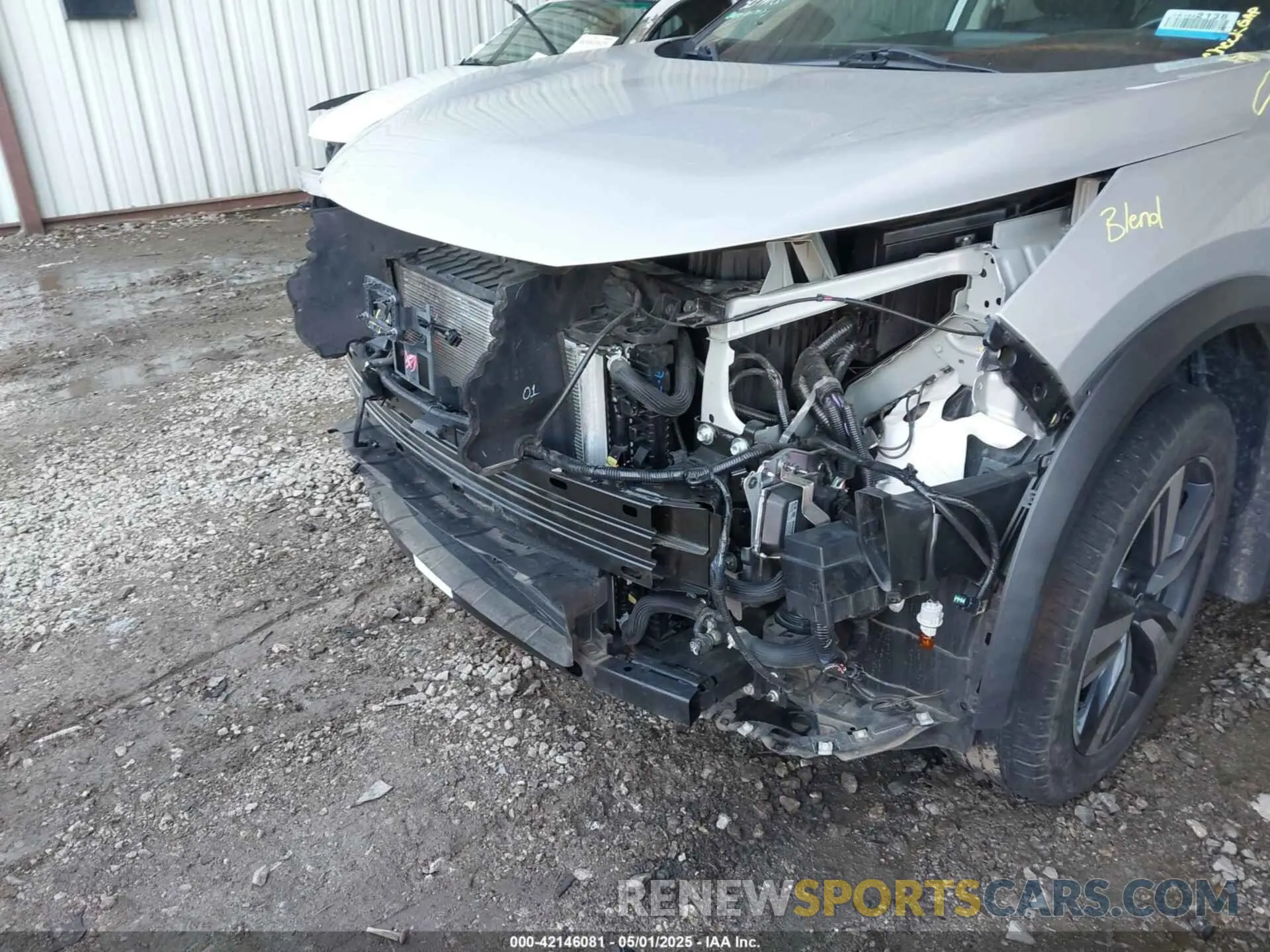 6 fotografías del automóvil dañado 5N1BT3CA2NC731911 NISSAN ROGUE 2022