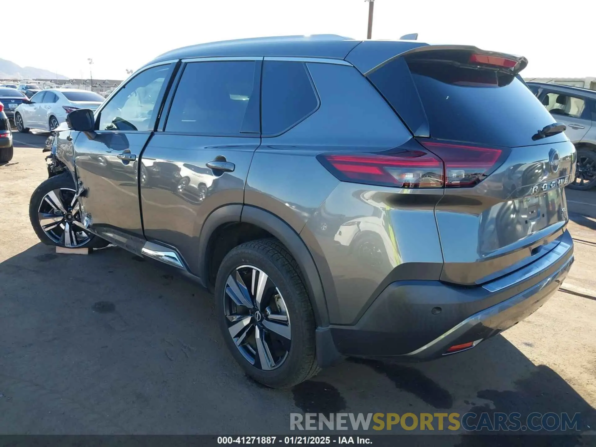 3 fotografías del automóvil dañado 5N1BT3CA9NC699376 NISSAN ROGUE 2022
