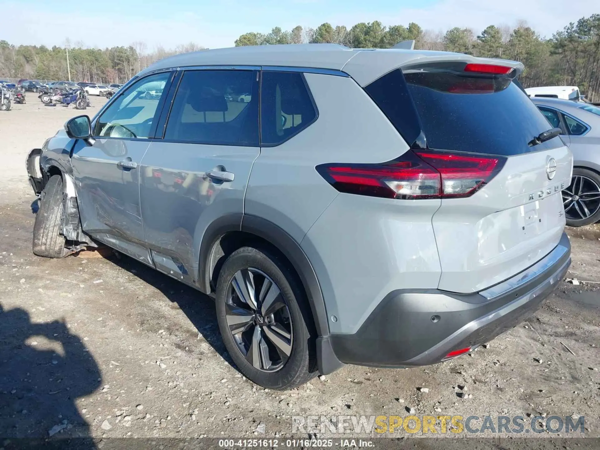 3 fotografías del automóvil dañado 5N1BT3CAXNC690993 NISSAN ROGUE 2022