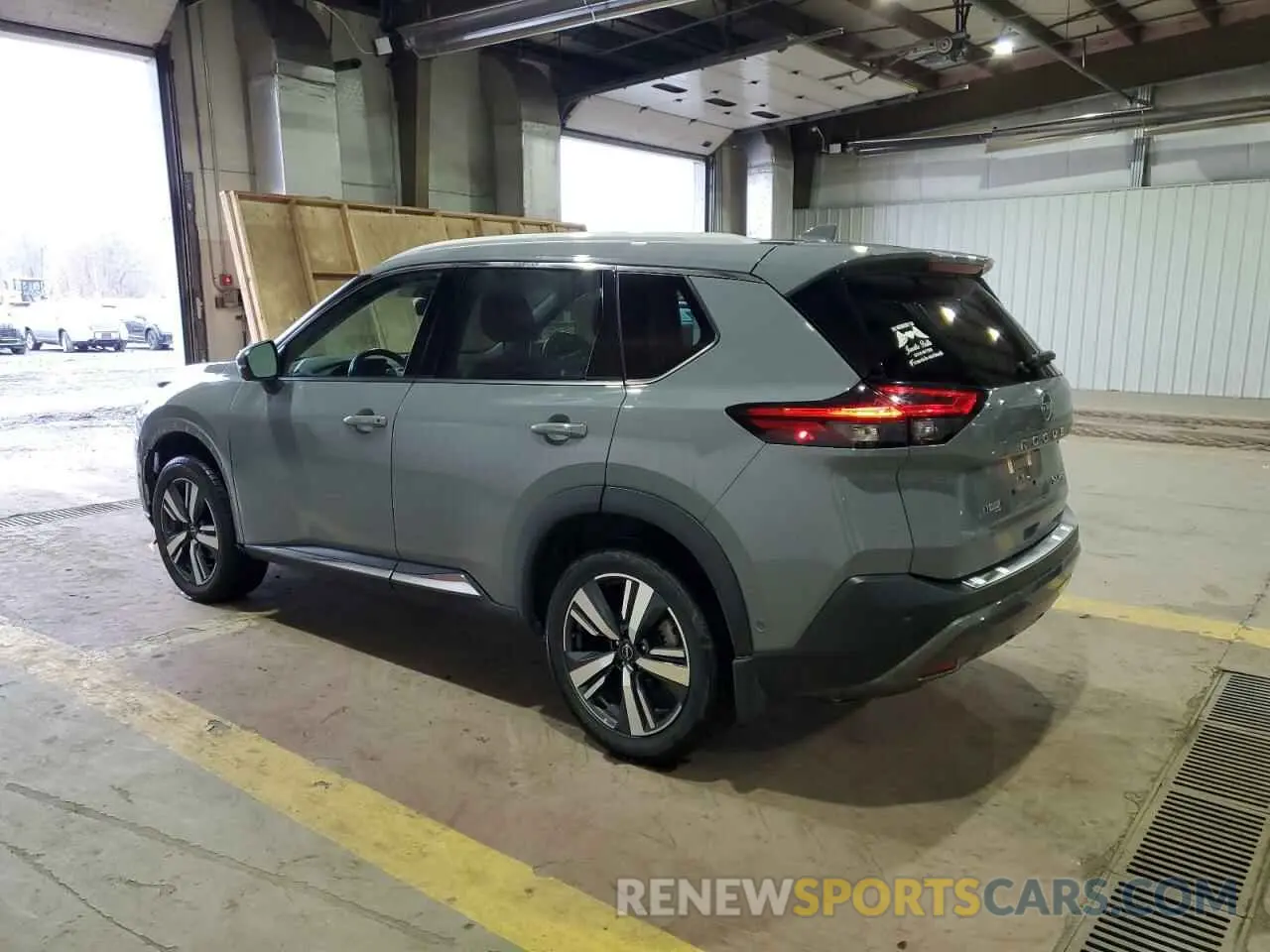 2 fotografías del automóvil dañado 5N1BT3CB2NC702580 NISSAN ROGUE 2022