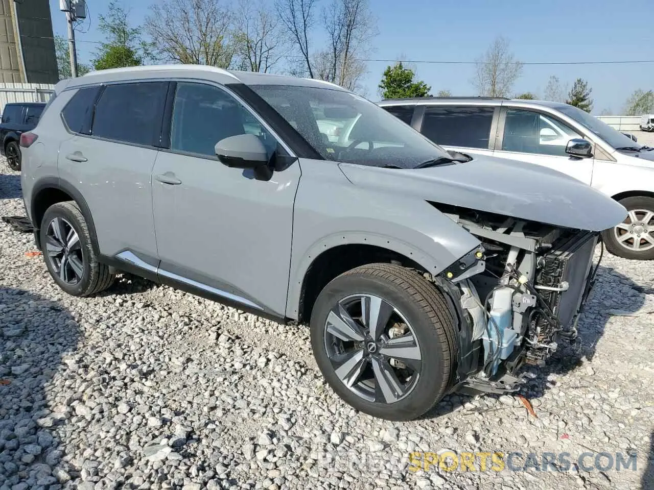 4 fotografías del automóvil dañado 5N1BT3CB6NC708981 NISSAN ROGUE 2022