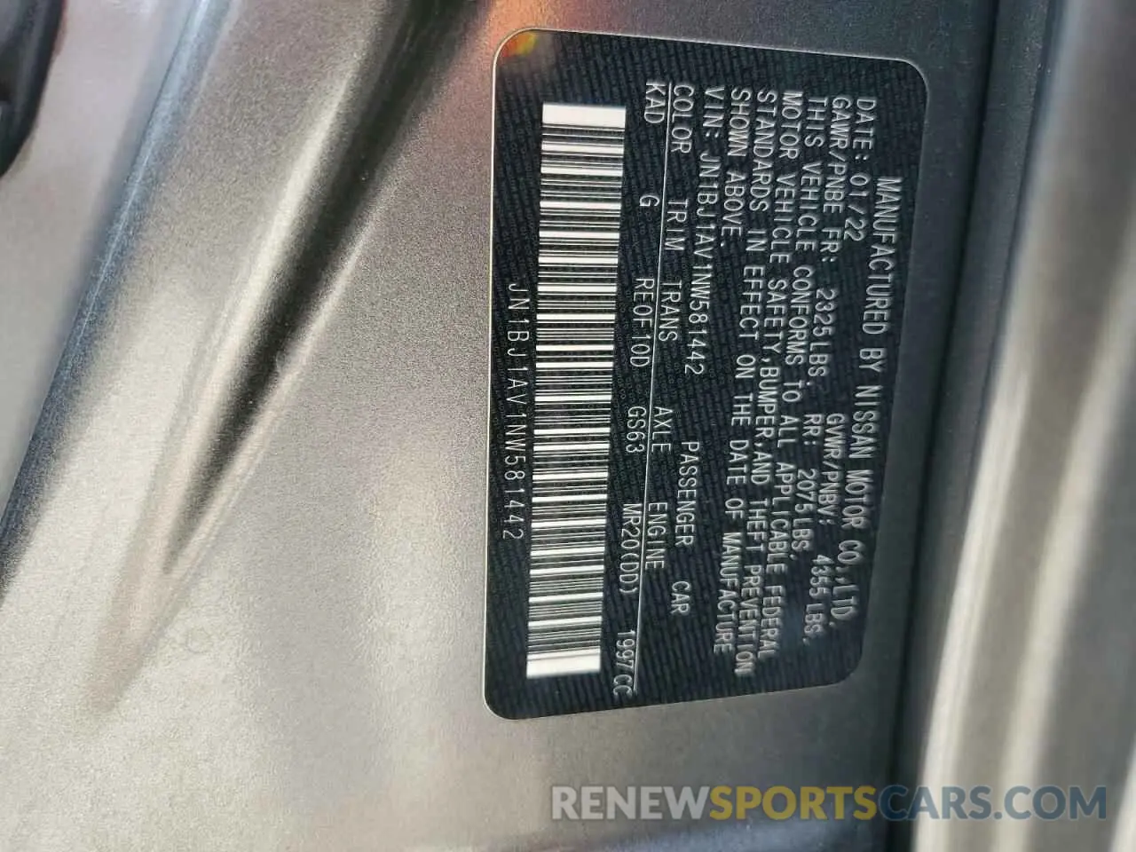 13 fotografías del automóvil dañado JN1BJ1AV1NW581442 NISSAN ROGUE 2022