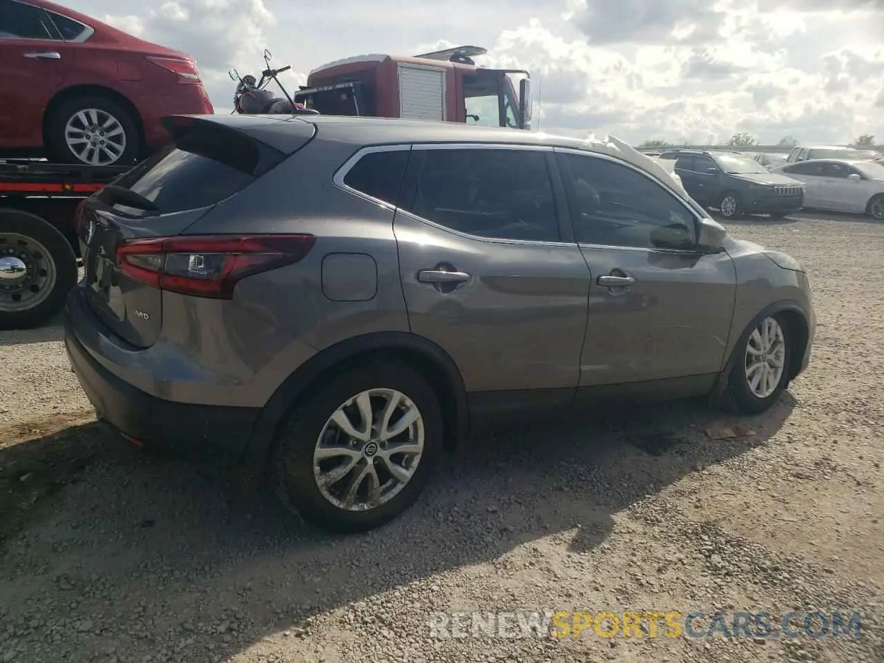 3 fotografías del automóvil dañado JN1BJ1AW8NW682180 NISSAN ROGUE 2022