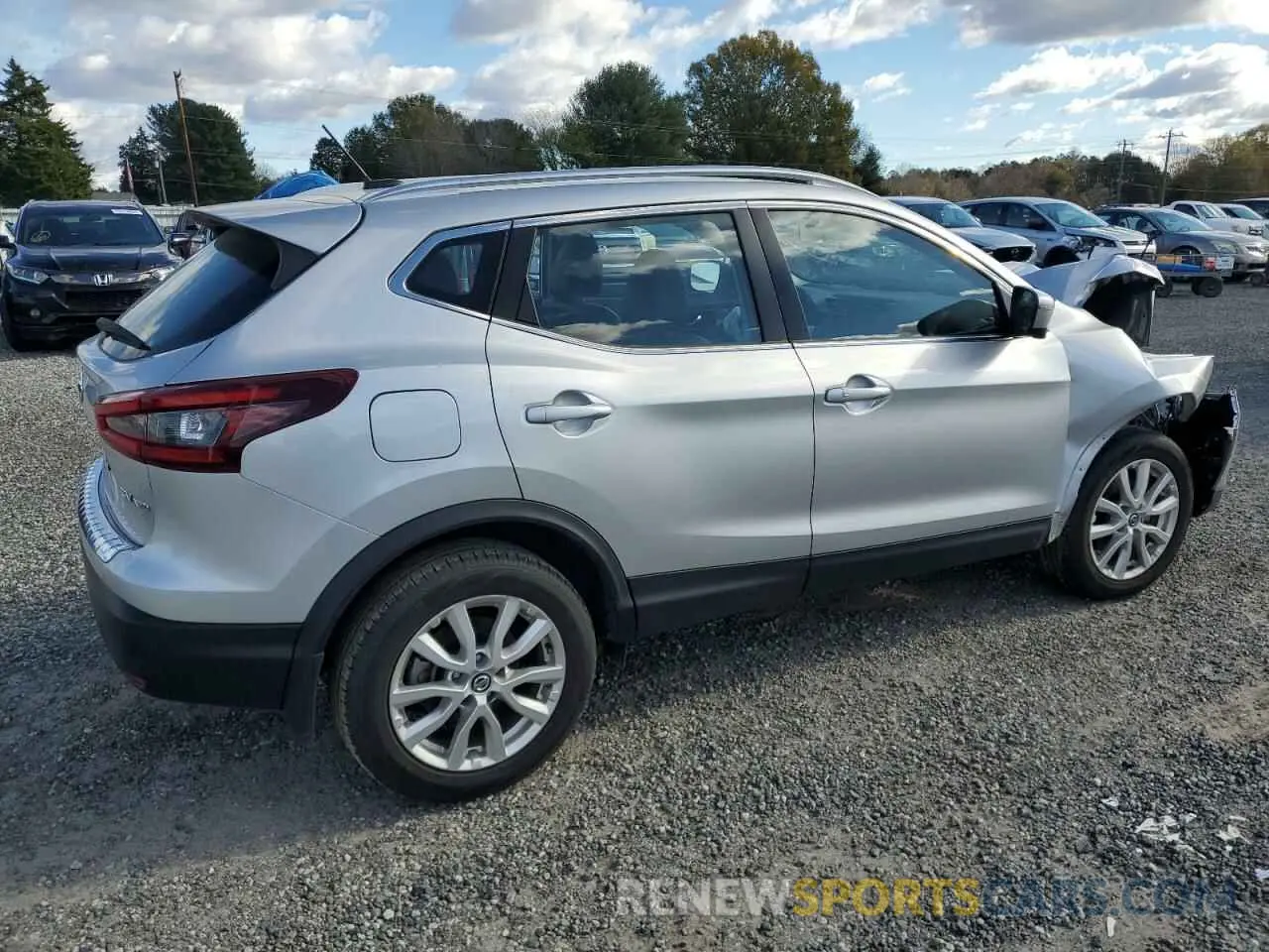 3 fotografías del automóvil dañado JN1BJ1BW1NW488458 NISSAN ROGUE 2022