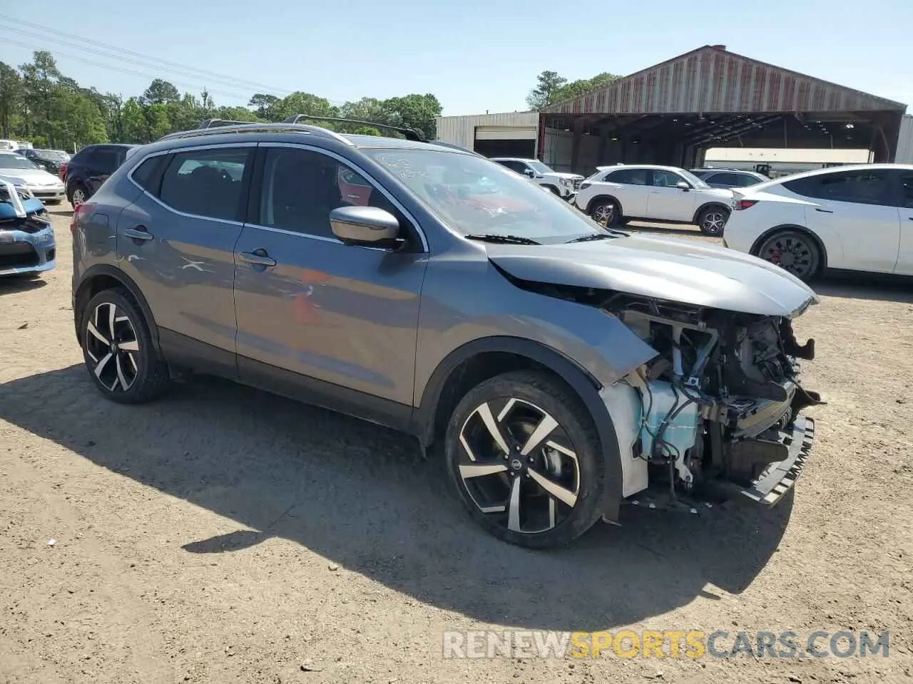 4 fotografías del automóvil dañado JN1BJ1CV7NW352244 NISSAN ROGUE 2022