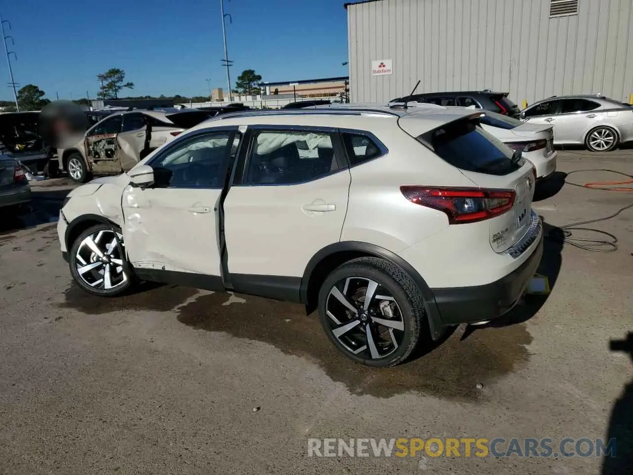 2 fotografías del automóvil dañado JN1BJ1CW8NW497978 NISSAN ROGUE 2022