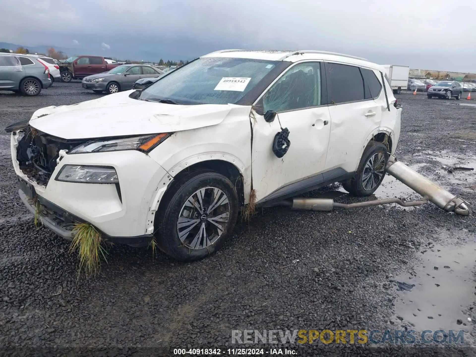 2 fotografías del automóvil dañado JN8BT3BA7NW042469 NISSAN ROGUE 2022