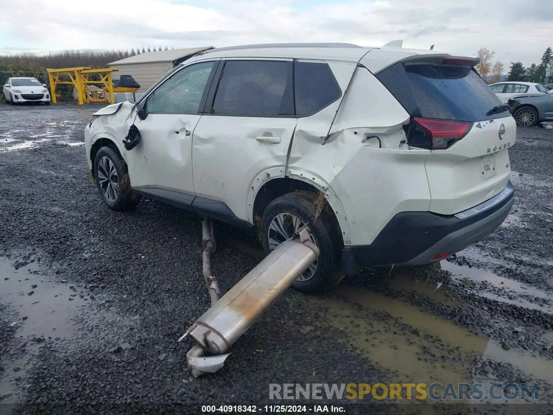 3 fotografías del automóvil dañado JN8BT3BA7NW042469 NISSAN ROGUE 2022