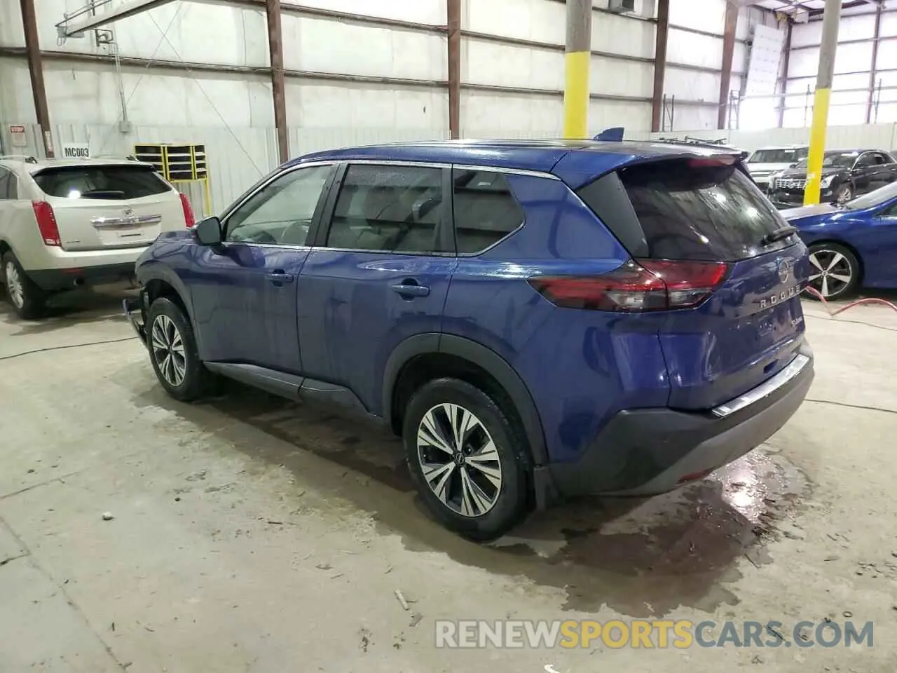 2 fotografías del automóvil dañado JN8BT3BB2NW333647 NISSAN ROGUE 2022