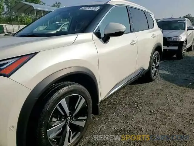 14 fotografías del automóvil dañado JN8BT3DC1NW121344 NISSAN ROGUE 2022