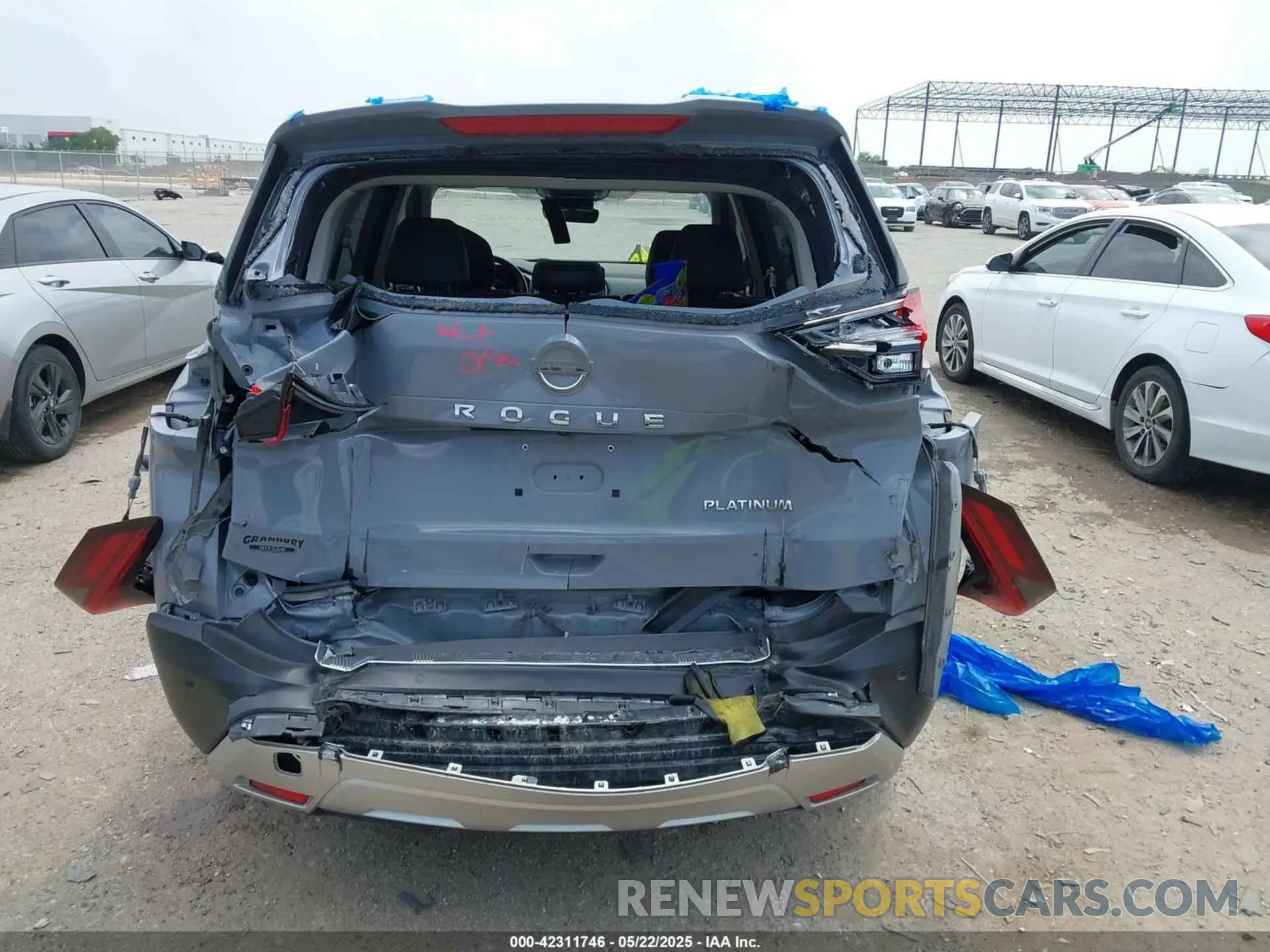 16 fotografías del automóvil dañado JN8BT3DC7NW119193 NISSAN ROGUE 2022
