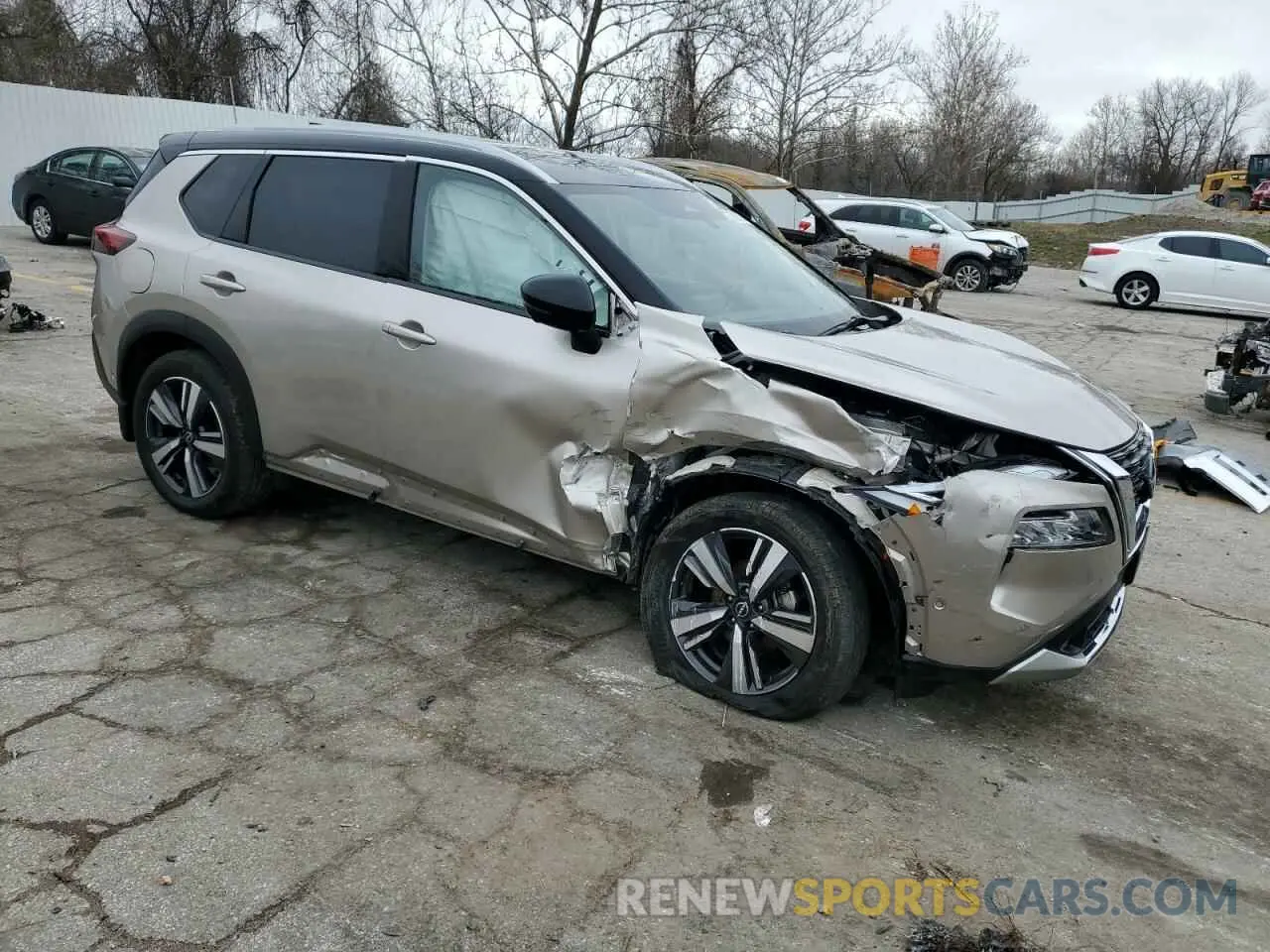 4 fotografías del automóvil dañado JN8BT3DD6NW275508 NISSAN ROGUE 2022