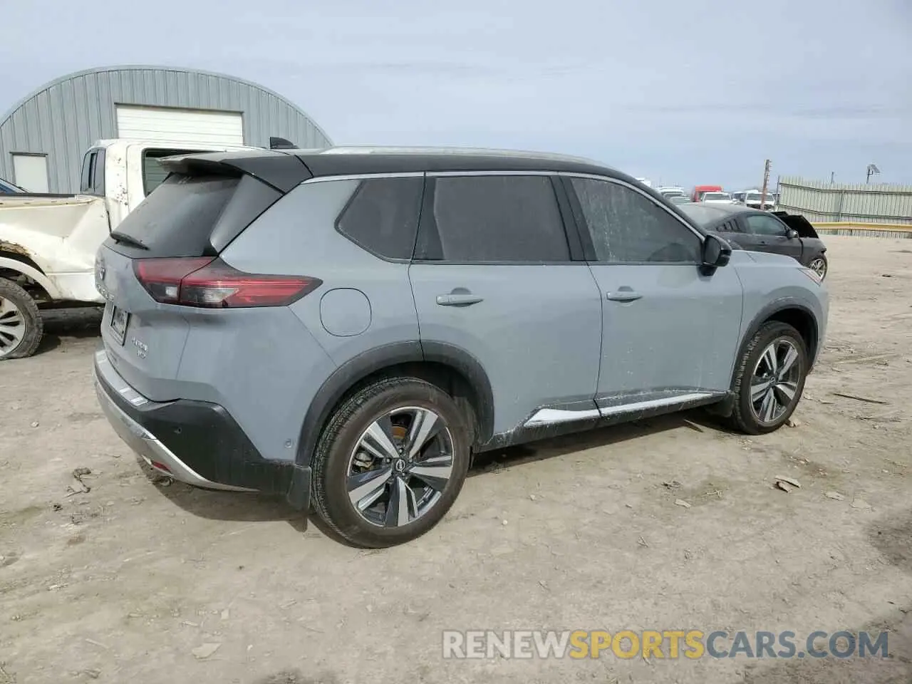3 fotografías del automóvil dañado JN8BT3DDXNW277682 NISSAN ROGUE 2022