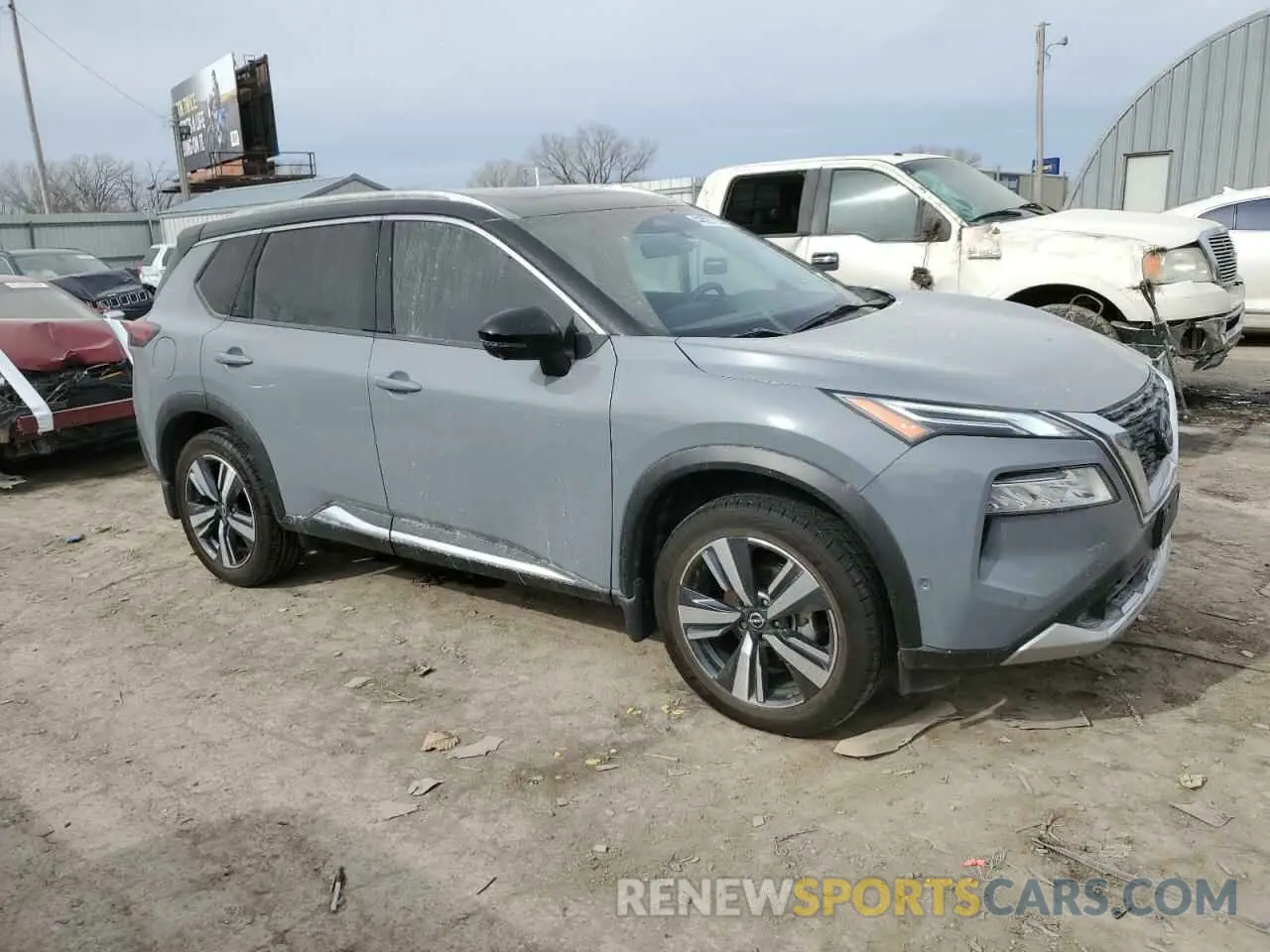 4 fotografías del automóvil dañado JN8BT3DDXNW277682 NISSAN ROGUE 2022