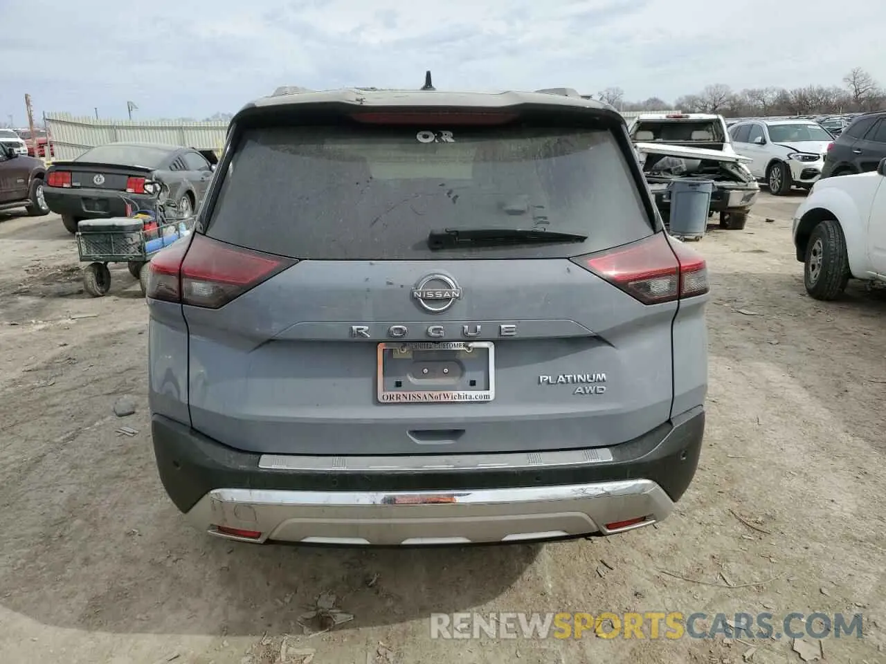 6 fotografías del automóvil dañado JN8BT3DDXNW277682 NISSAN ROGUE 2022