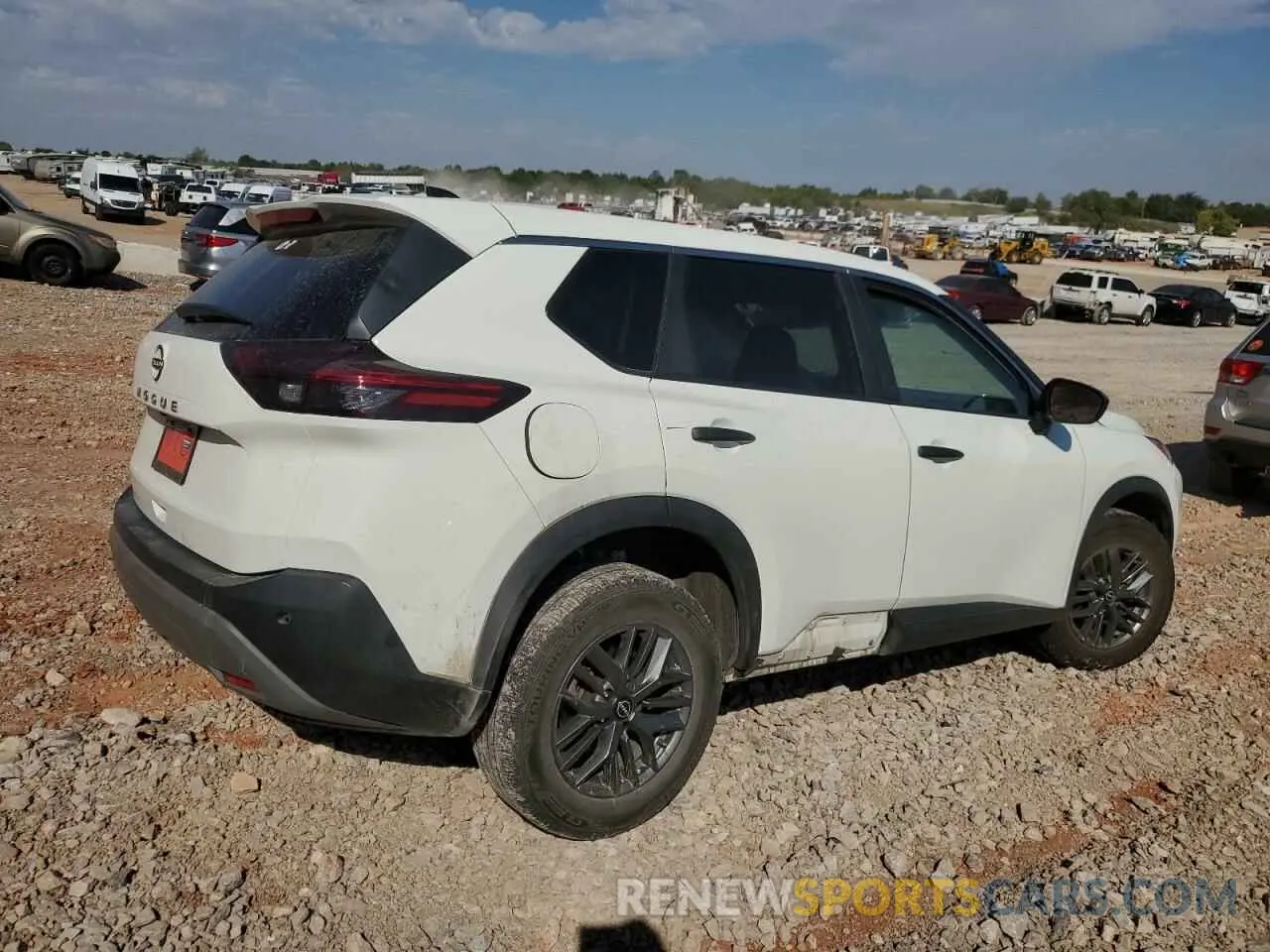3 fotografías del automóvil dañado 5N1BT3AA2PC673966 NISSAN ROGUE 2023