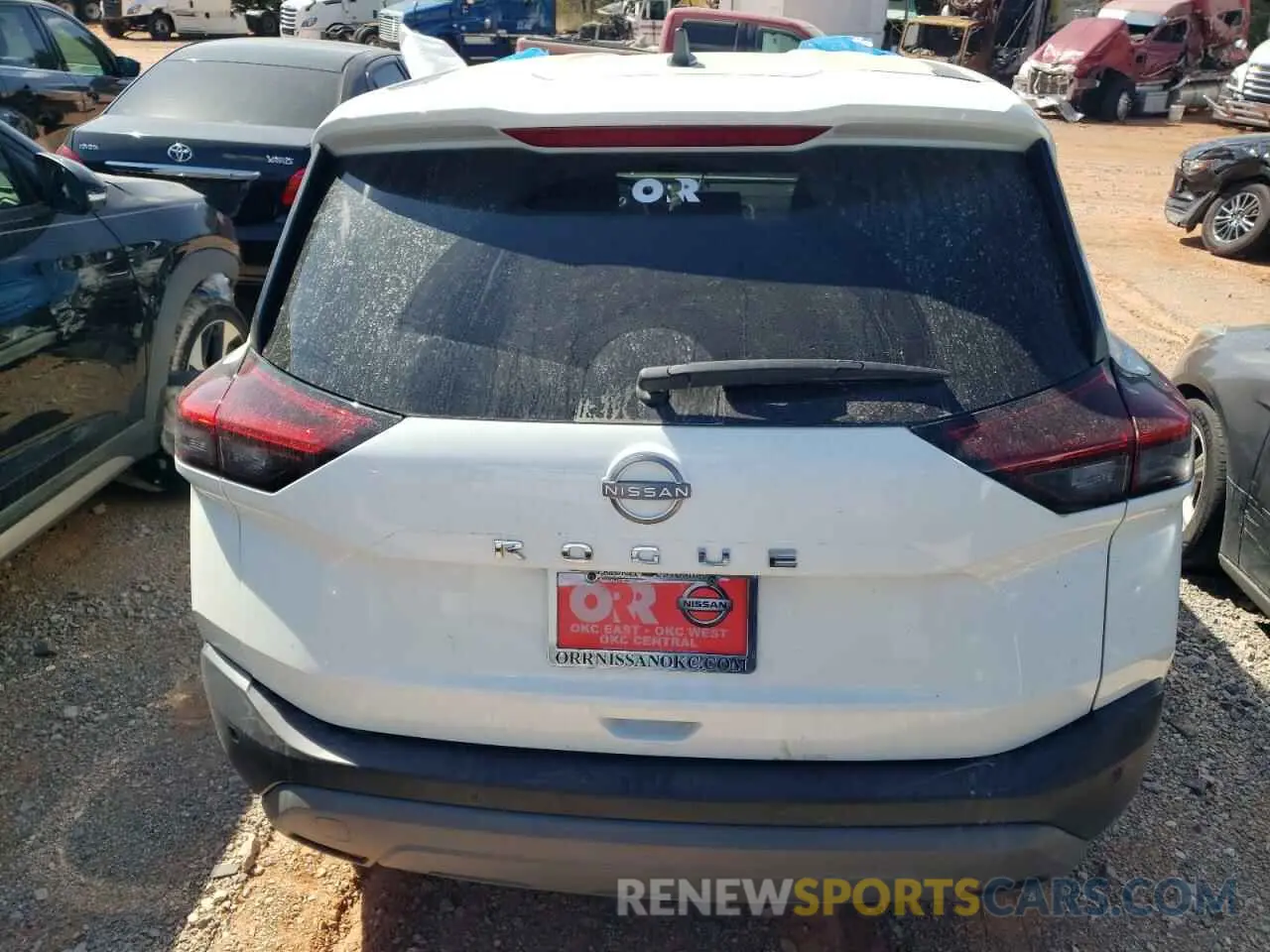 6 fotografías del automóvil dañado 5N1BT3AA2PC673966 NISSAN ROGUE 2023