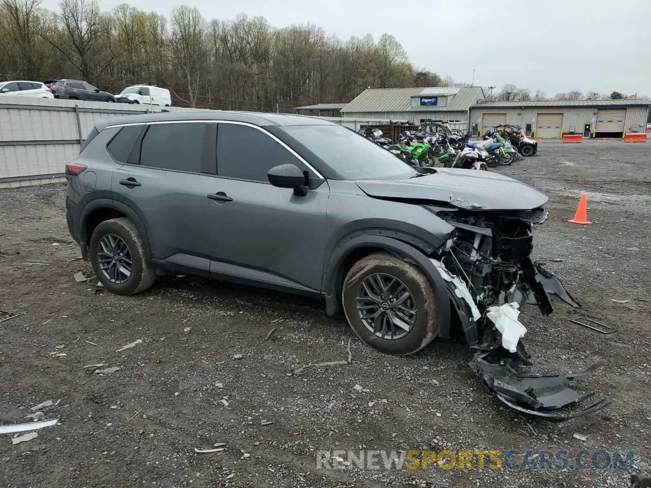 4 fotografías del automóvil dañado 5N1BT3AA3PC784106 NISSAN ROGUE 2023