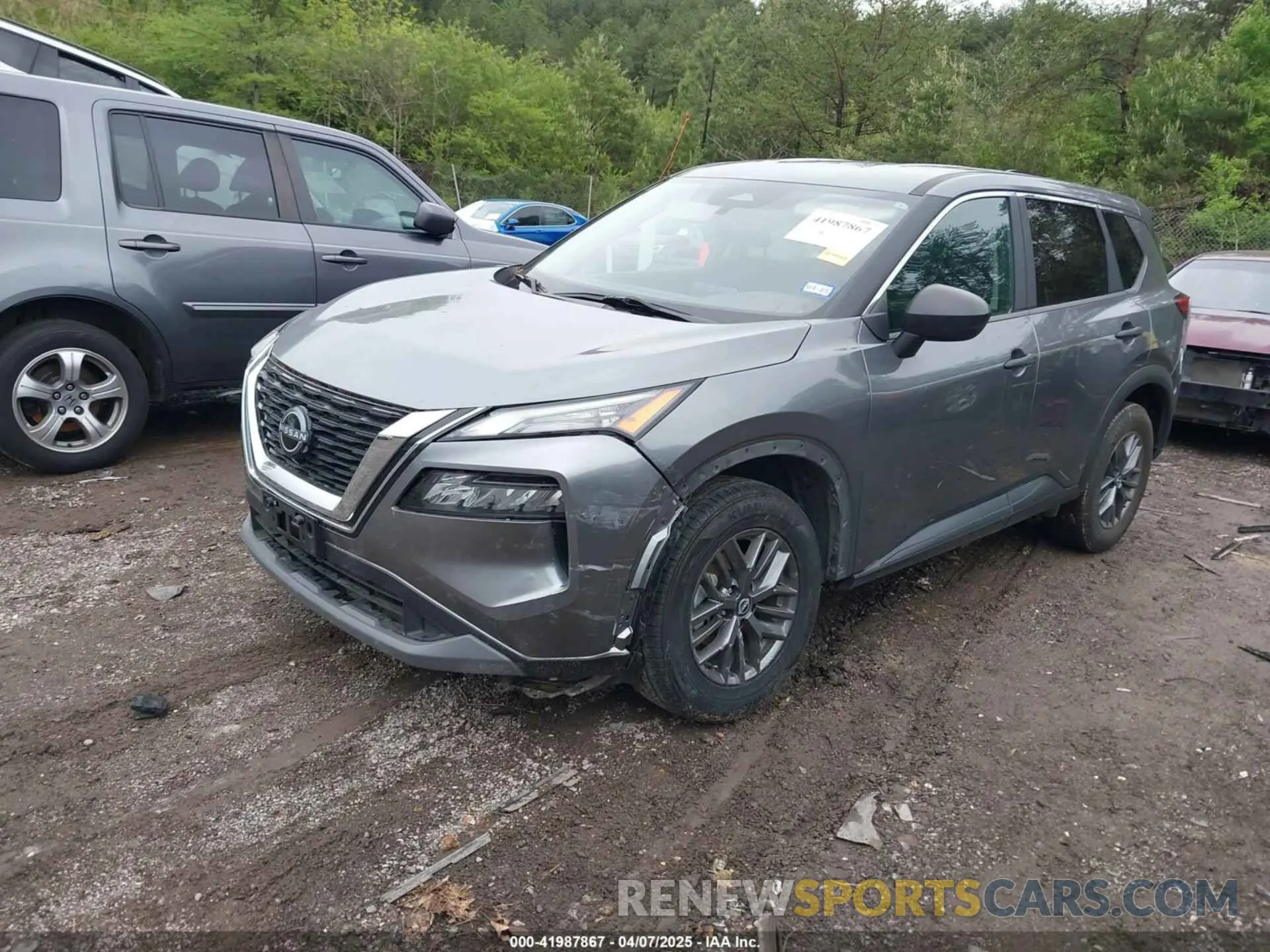 2 fotografías del automóvil dañado 5N1BT3AA3PC823714 NISSAN ROGUE 2023