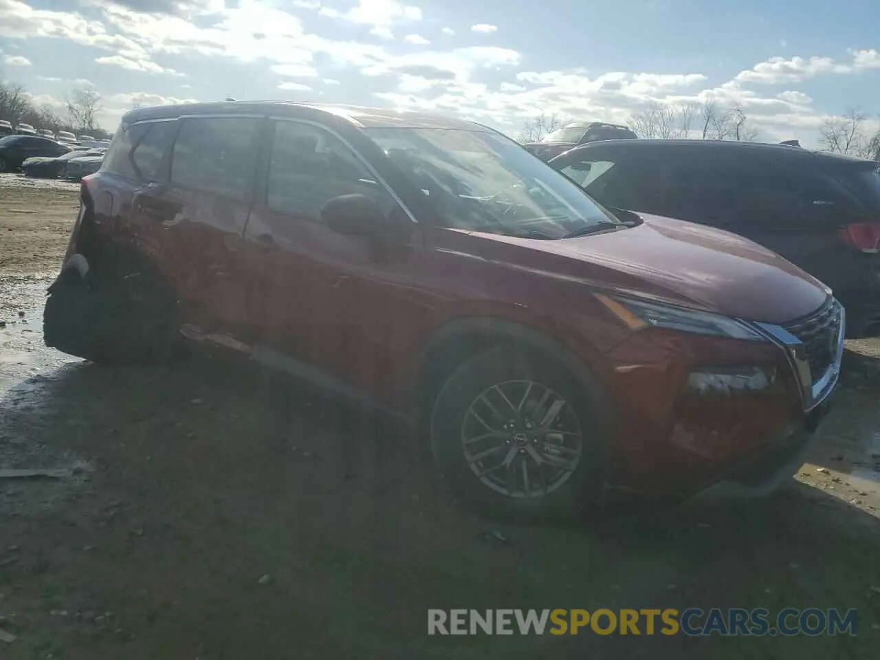 4 fotografías del automóvil dañado 5N1BT3AA3PC945621 NISSAN ROGUE 2023