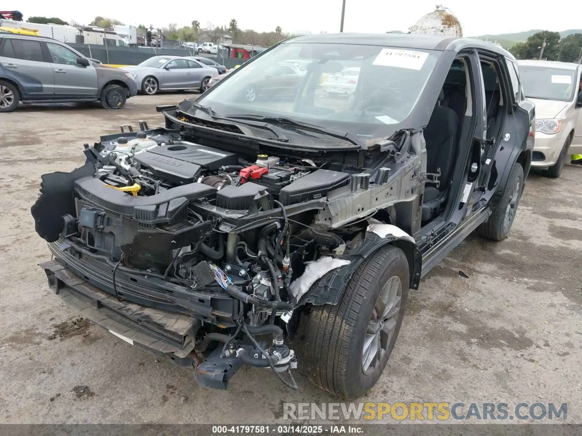 6 fotografías del automóvil dañado 5N1BT3AA6PC914864 NISSAN ROGUE 2023