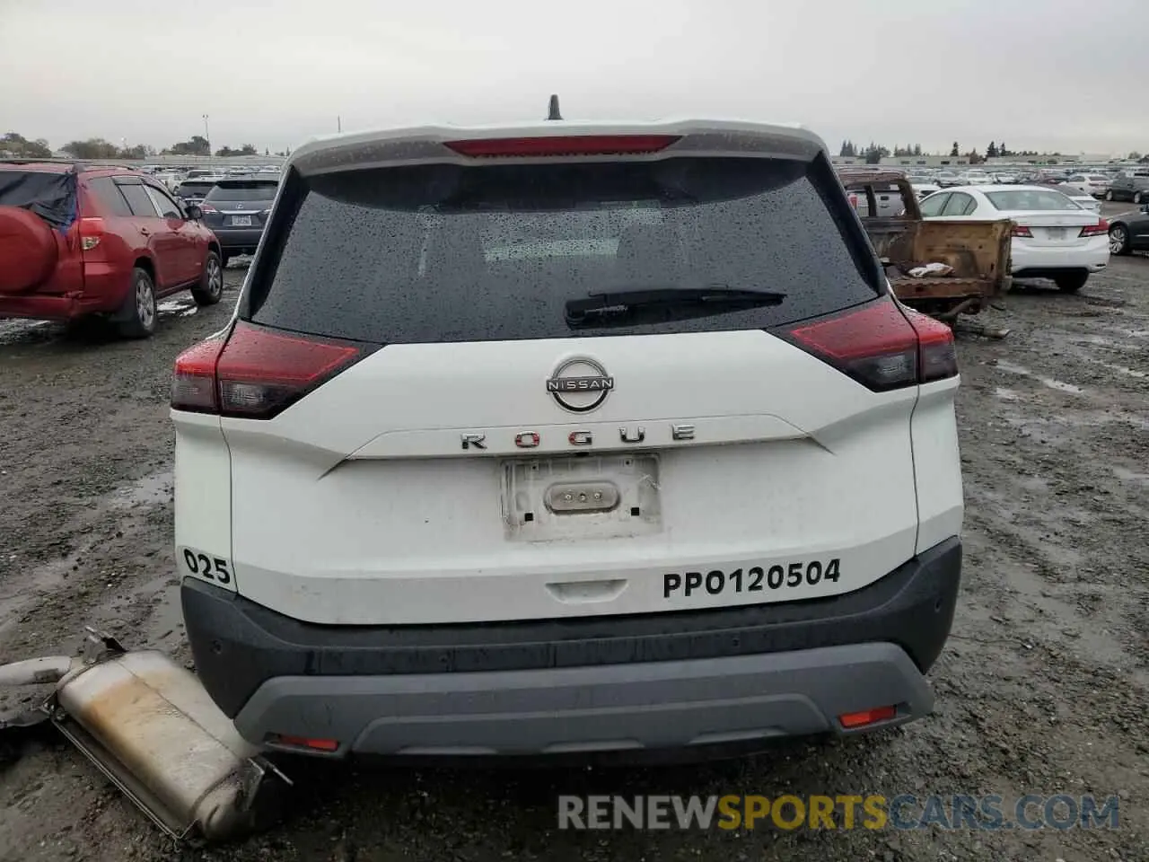 6 fotografías del automóvil dañado 5N1BT3AA7PC808326 NISSAN ROGUE 2023