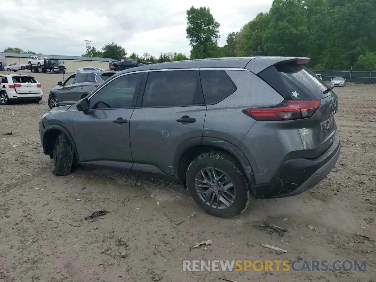 2 fotografías del automóvil dañado 5N1BT3AA8PC785591 NISSAN ROGUE 2023
