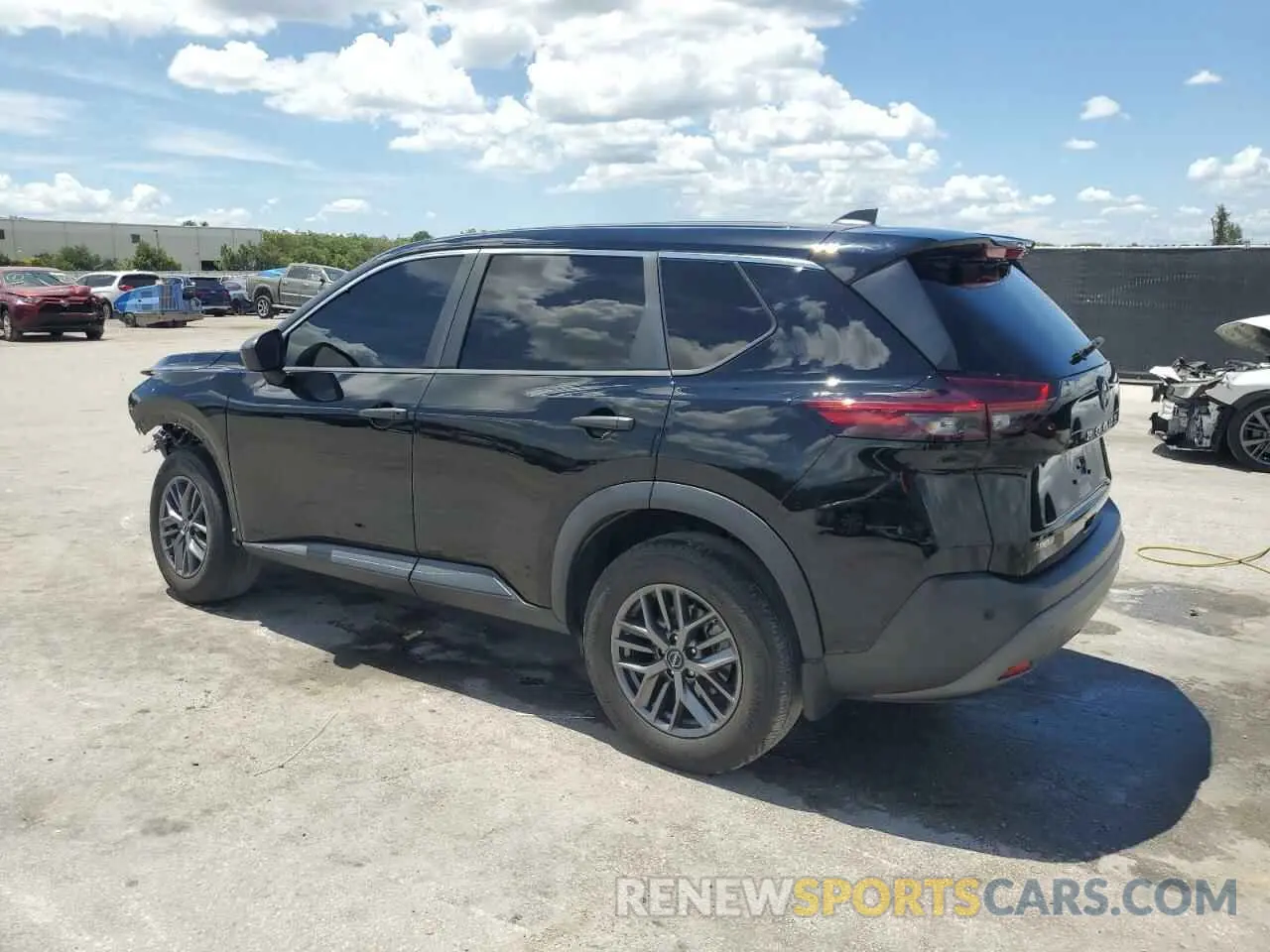 2 fotografías del automóvil dañado 5N1BT3AA9PC780660 NISSAN ROGUE 2023