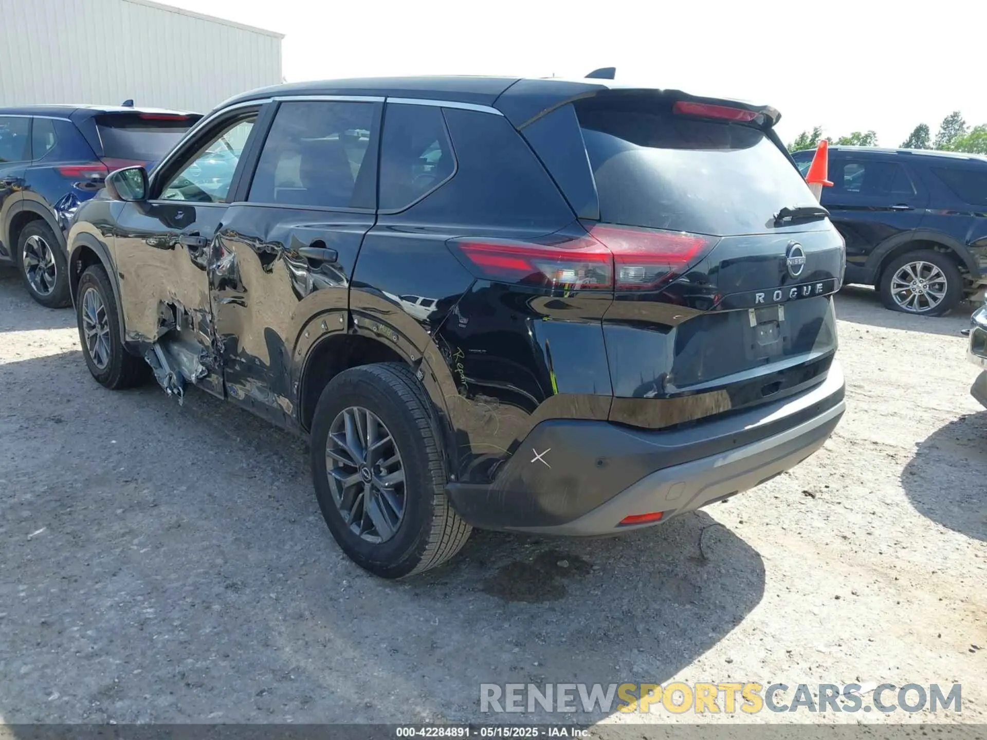 3 fotografías del automóvil dañado 5N1BT3AAXPC889130 NISSAN ROGUE 2023