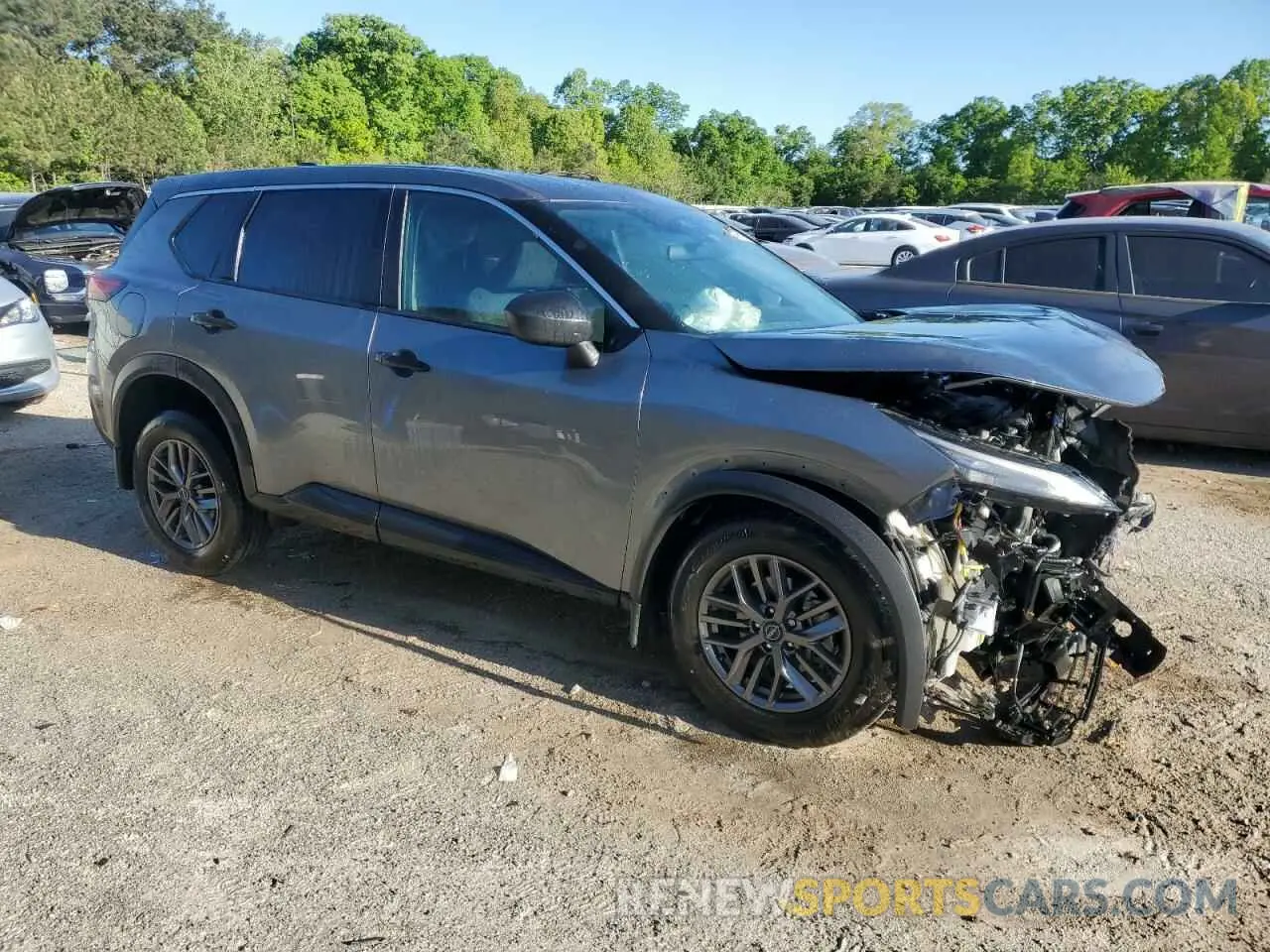 4 fotografías del automóvil dañado 5N1BT3AB0PC809617 NISSAN ROGUE 2023