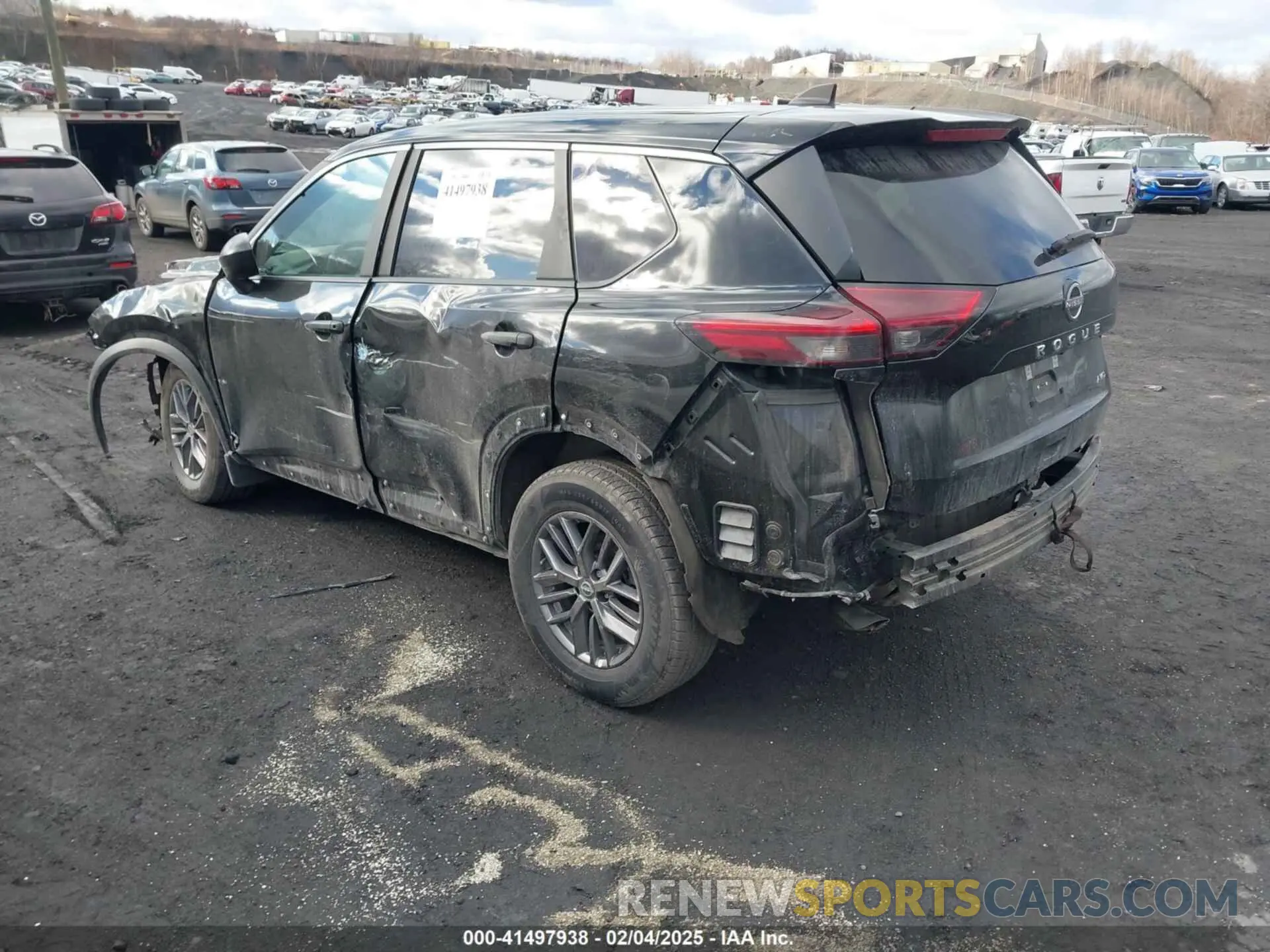 3 fotografías del automóvil dañado 5N1BT3AB1PC922315 NISSAN ROGUE 2023
